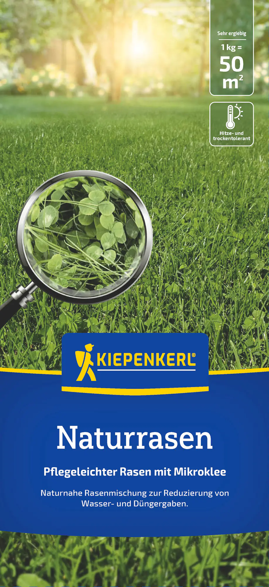 Kiepenkerl Saatgut Naturrasen 1 kg für ca. 50 m²