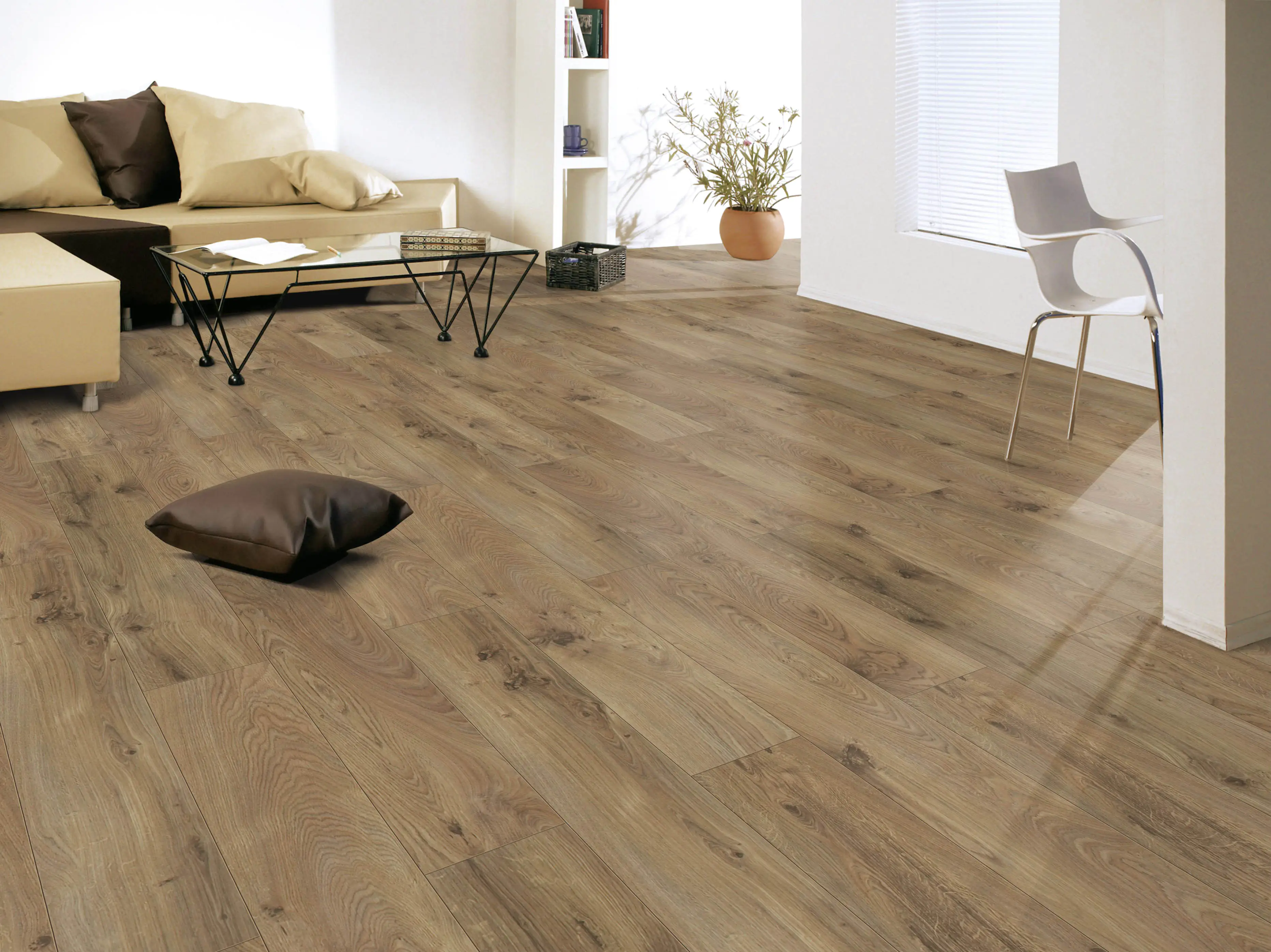 Classen Laminat 7 mm 4V 128,6 x 19,4 cm 7 mm Oak nature red
