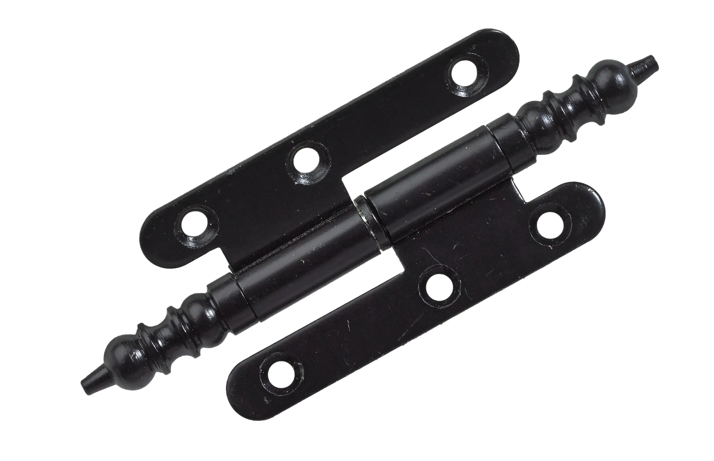 Hettich Türband mit Zierkopf 45 x 80 mm rechts schwarz -1 Stück