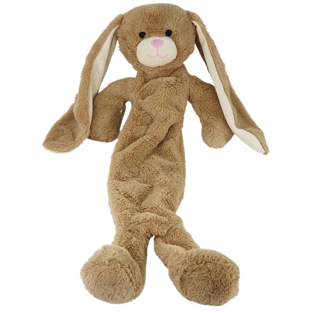 Nobby Hundespielzeug Plüschhase mit Seil innenliegend 54 cm