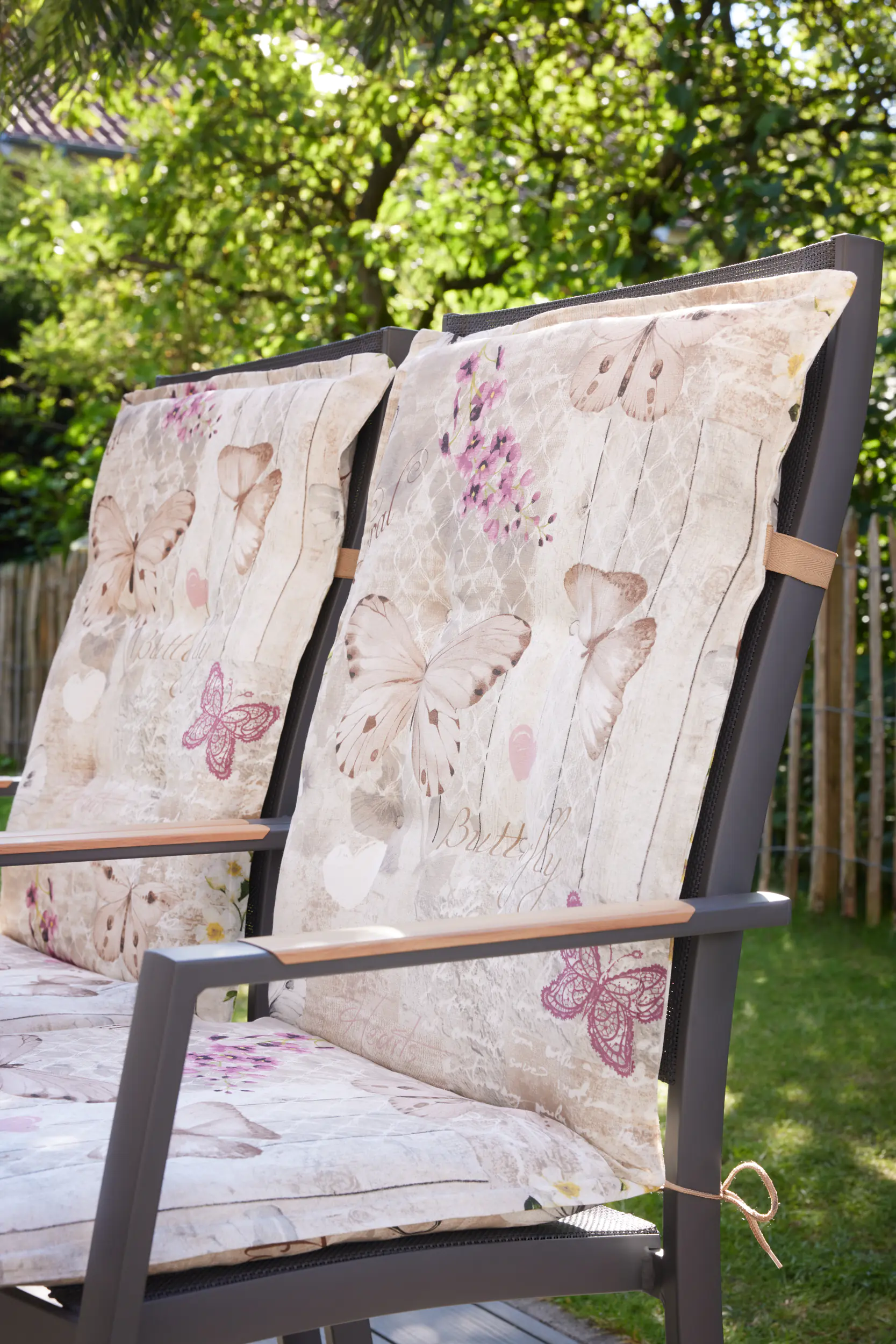 GO-DE Hochlehner-Auflage 120 cm x 50 cm x 6 cm, beige 