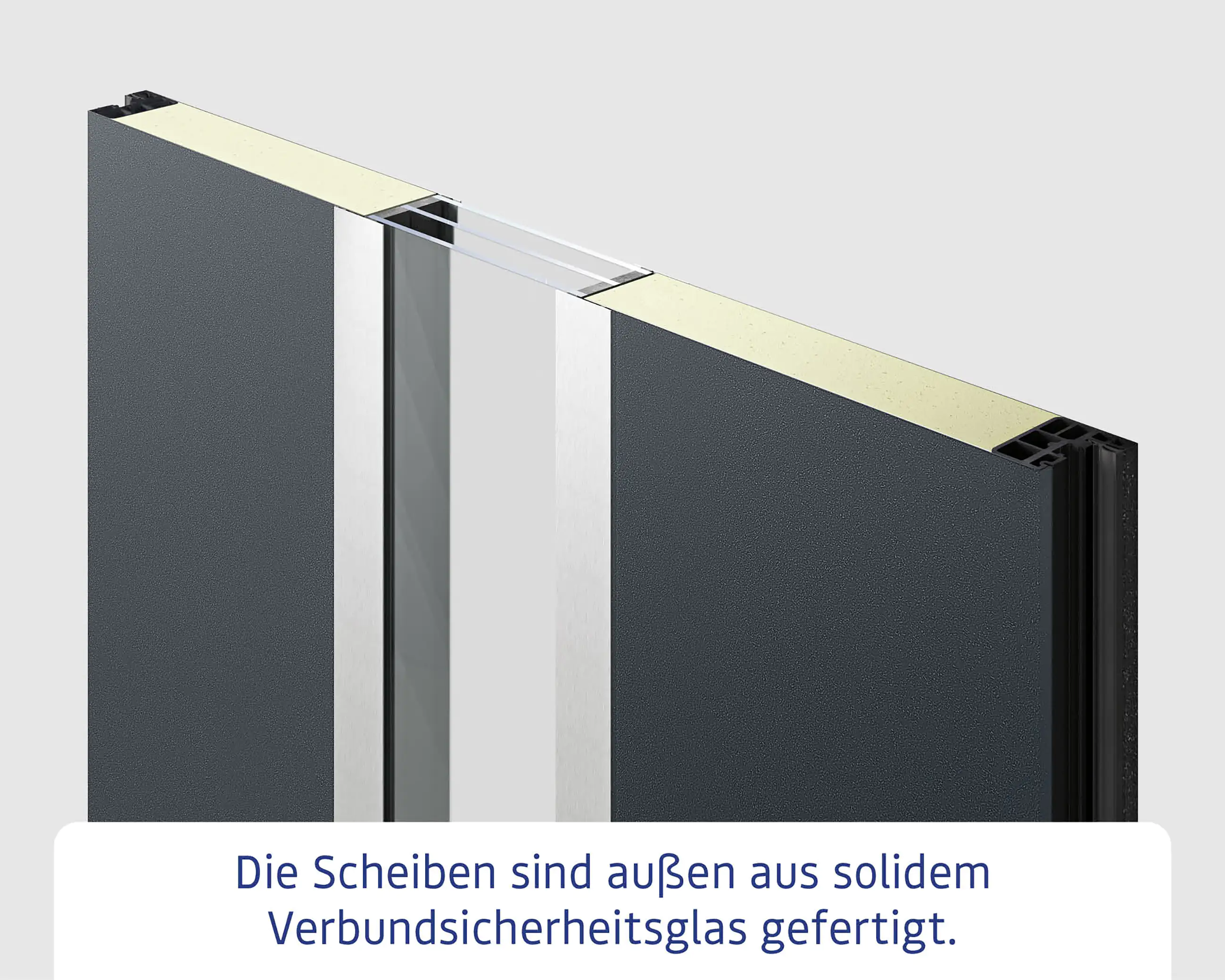 EcoStar Haustür ISOPRO IP 020S golden oak 110 x 210 cm
