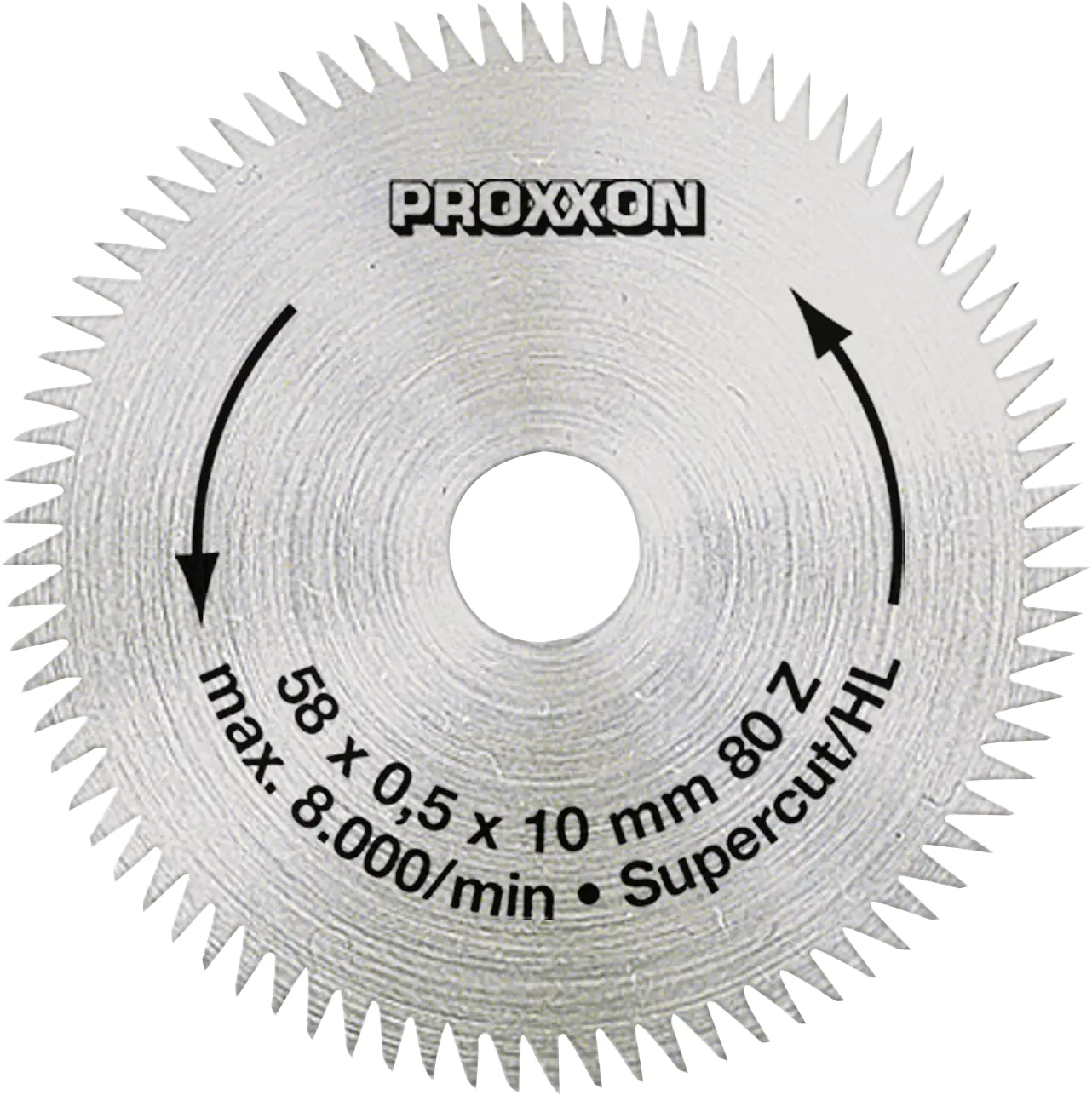 Proxxon Kreissägeblatt - Super Cut Ø 58 mm Bohrung Ø 10 mm