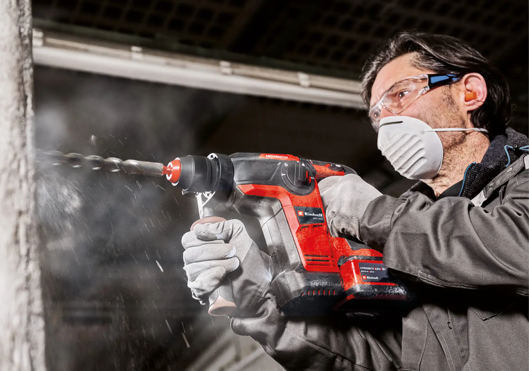 Einhell Professional Akku-Bohrhammer TP-HD 18/26 Li BL Solo