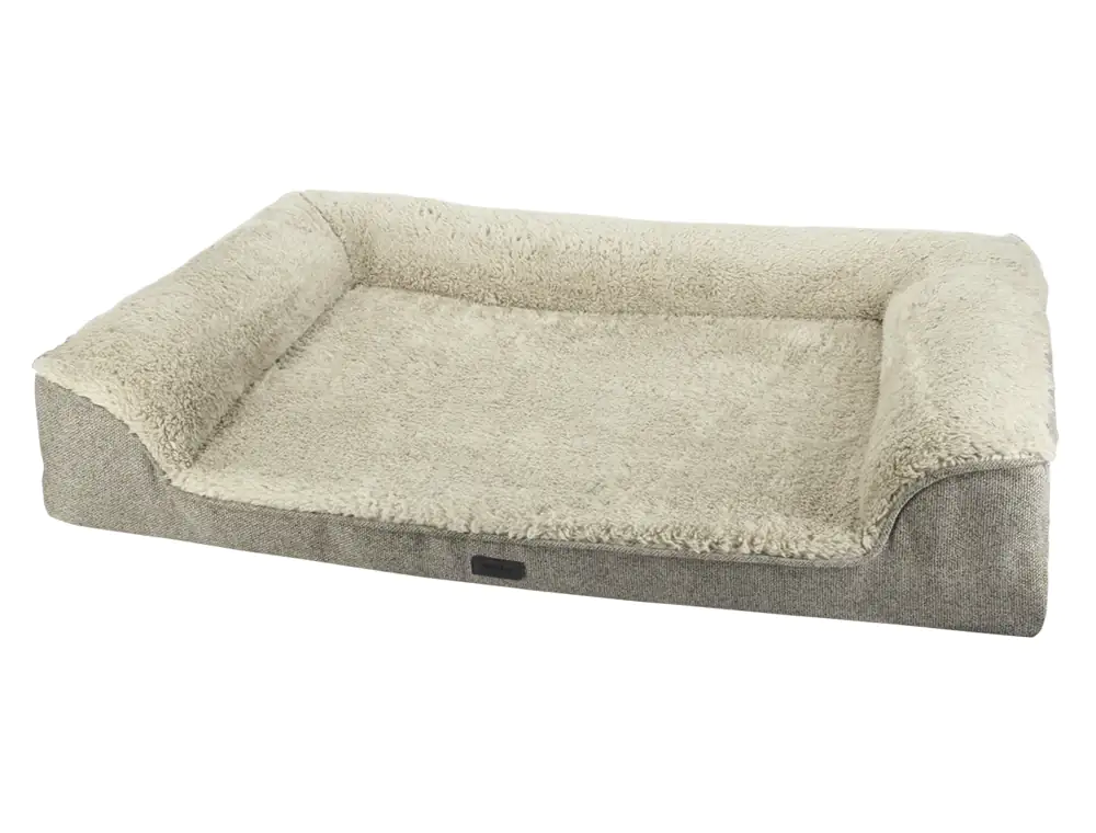 Nobby Orthopädisches Hundebett Calbu eckig beige