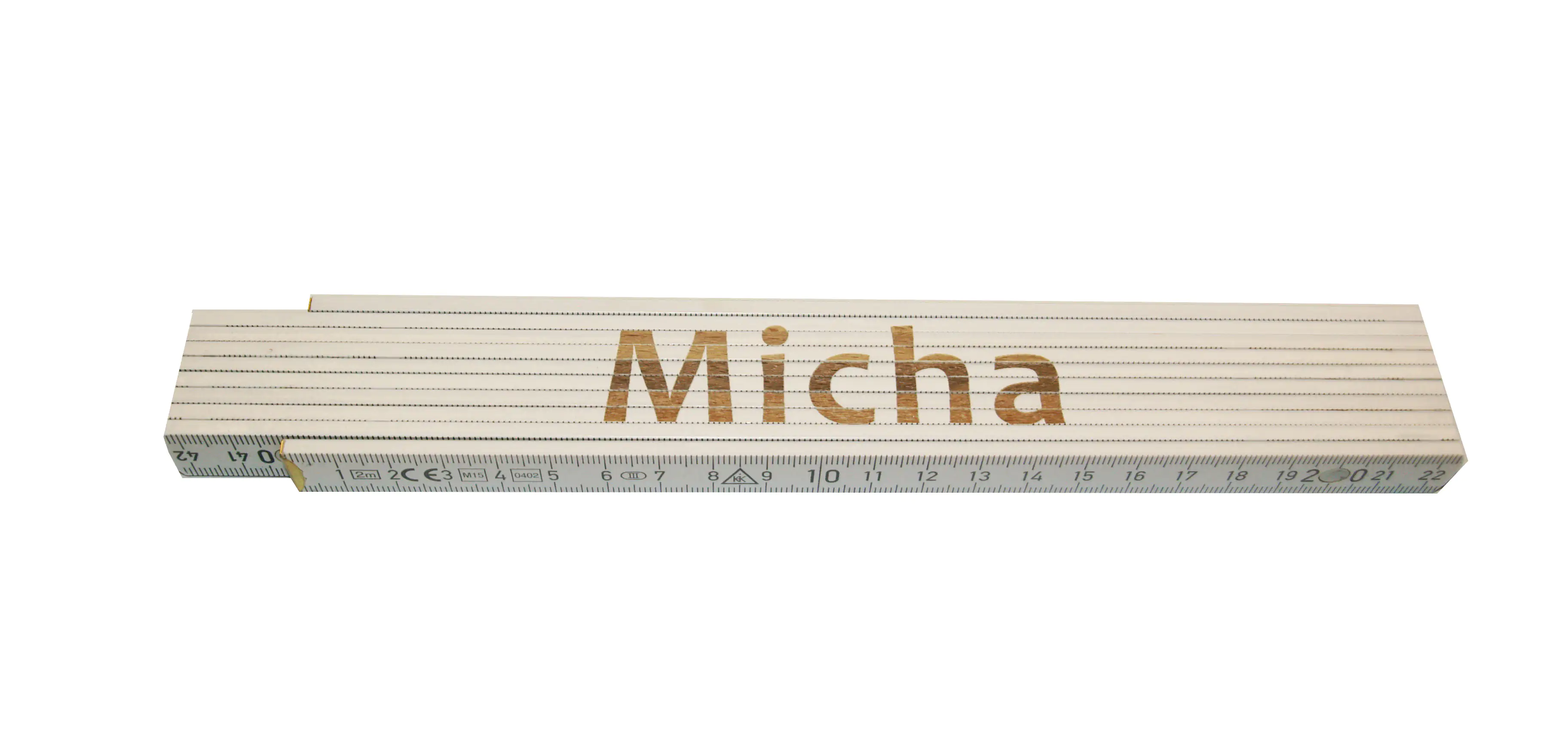 Zollstock Micha 2 m weiß
