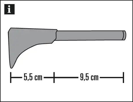 Gardinia Träger Universal Windsor edelstahl-optik, Ø 25 mm