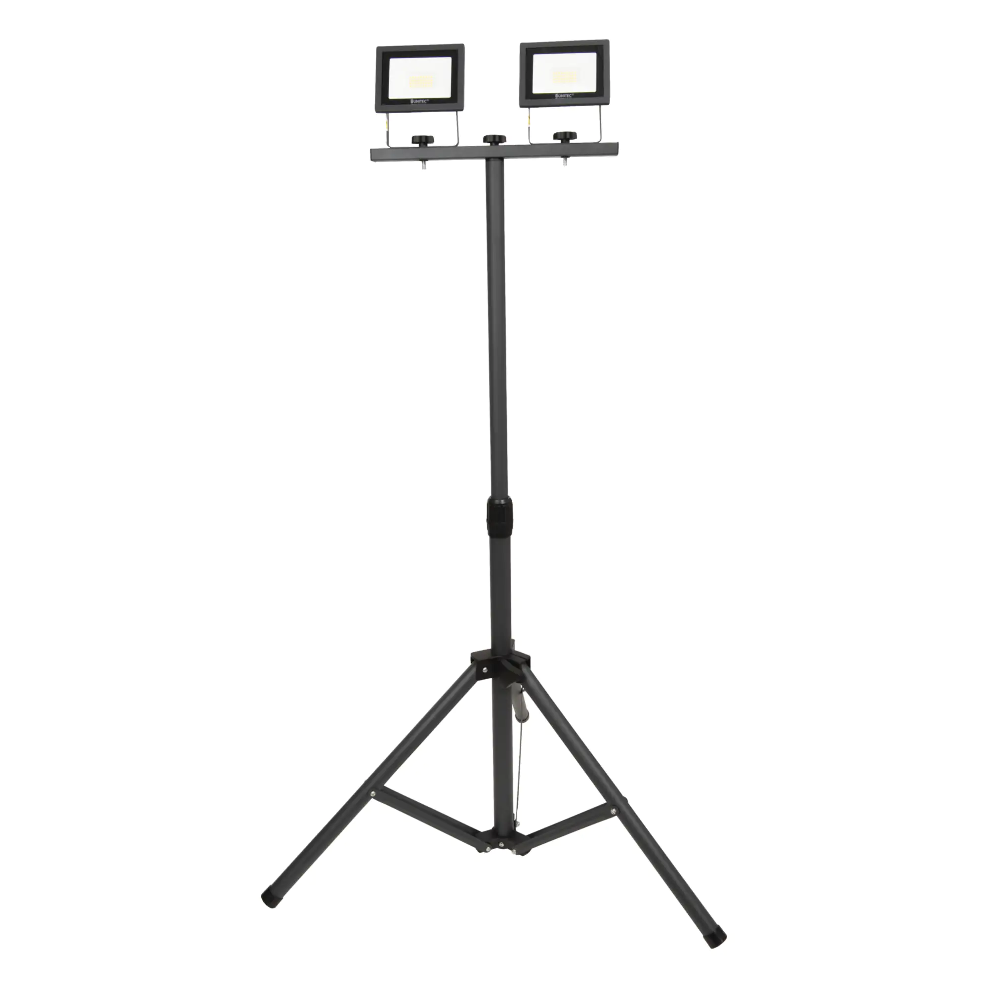 UniTec LED Strahler mit Stativ anthrazit 2 x 20 W 1700 lm
