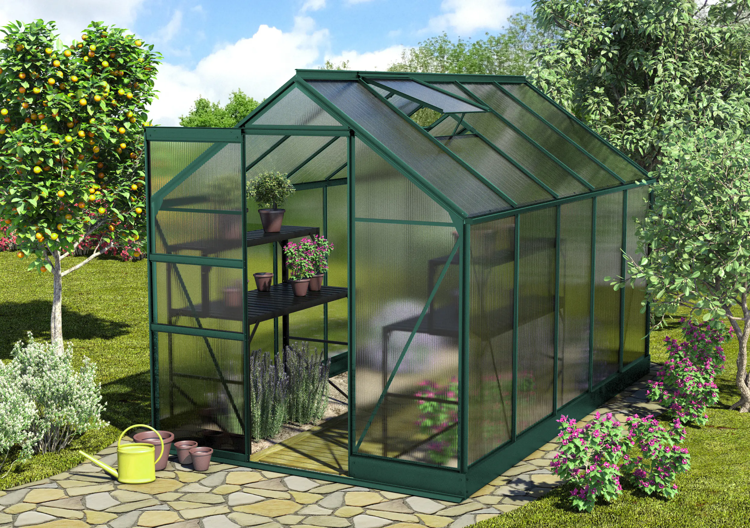 Vitavia Gewächshaus Apollo 6200 195 x 323 cm 4 mm HPK