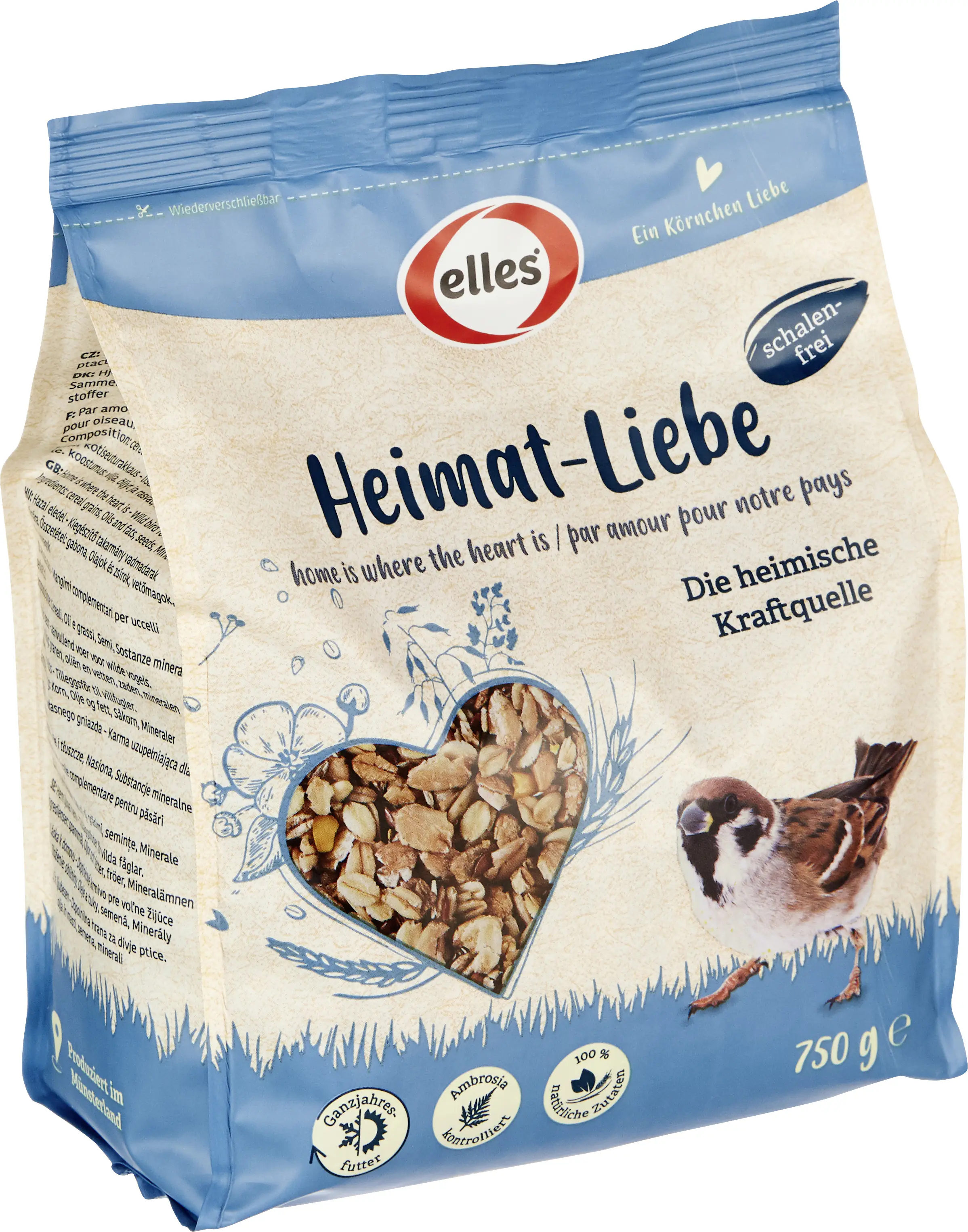 Elles Wildvogelfutter Heimat-Liebe 750 g