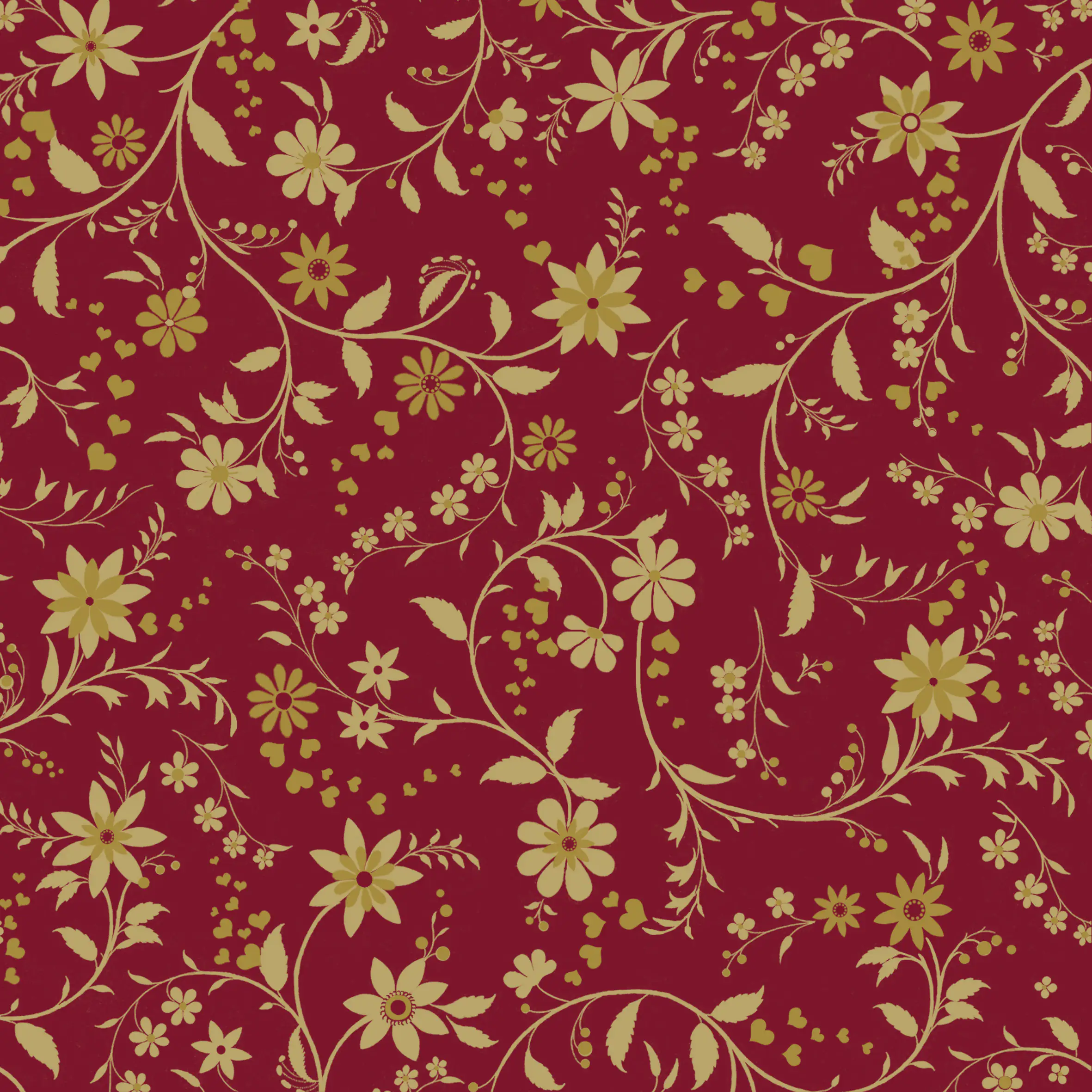 Braun & Company Servietten Motiv Charming bordeaux40 x 40 cm - 20er Pack