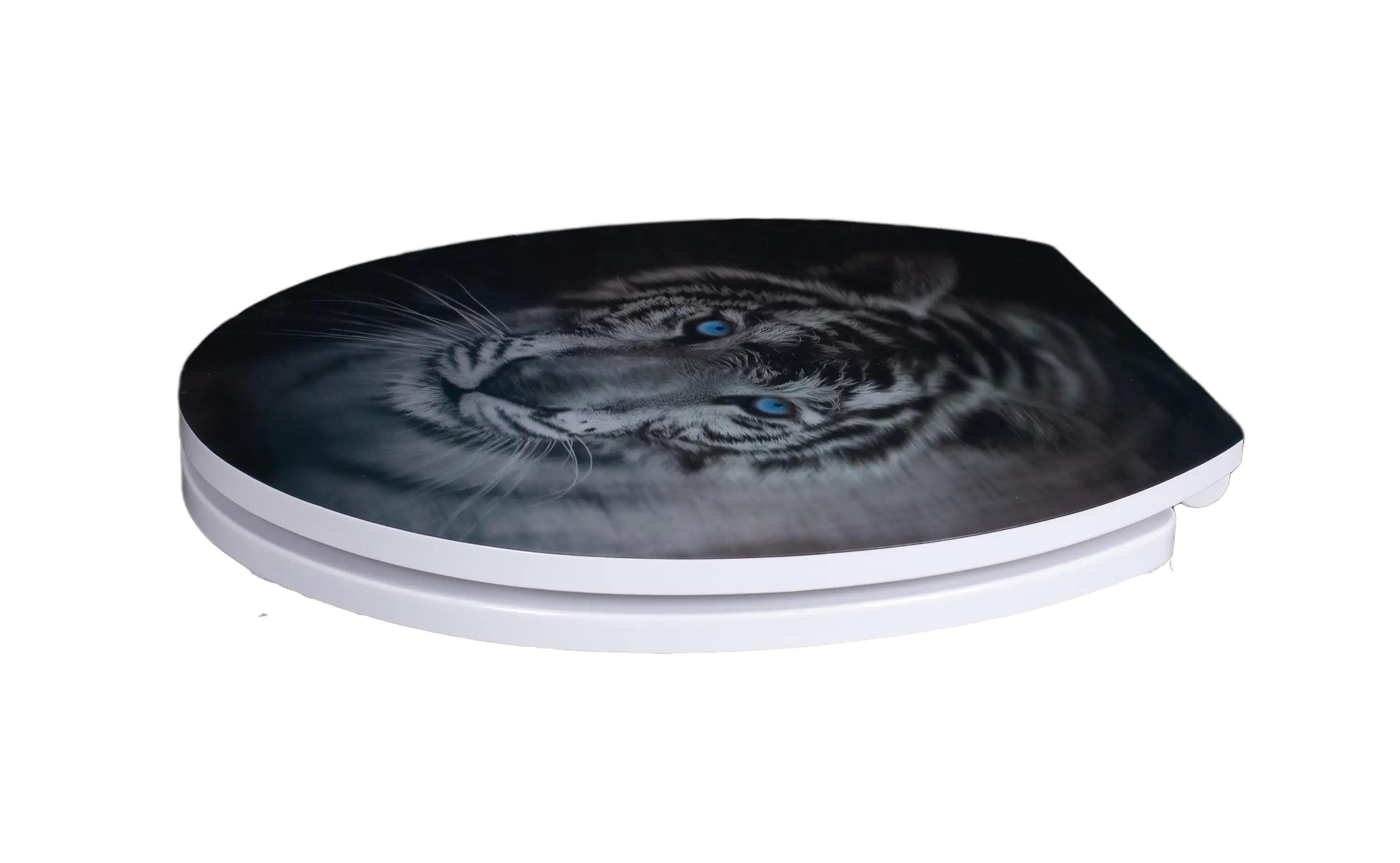 Primaster WC-Sitz mit Absenkautomatik Tiger 3D weiß