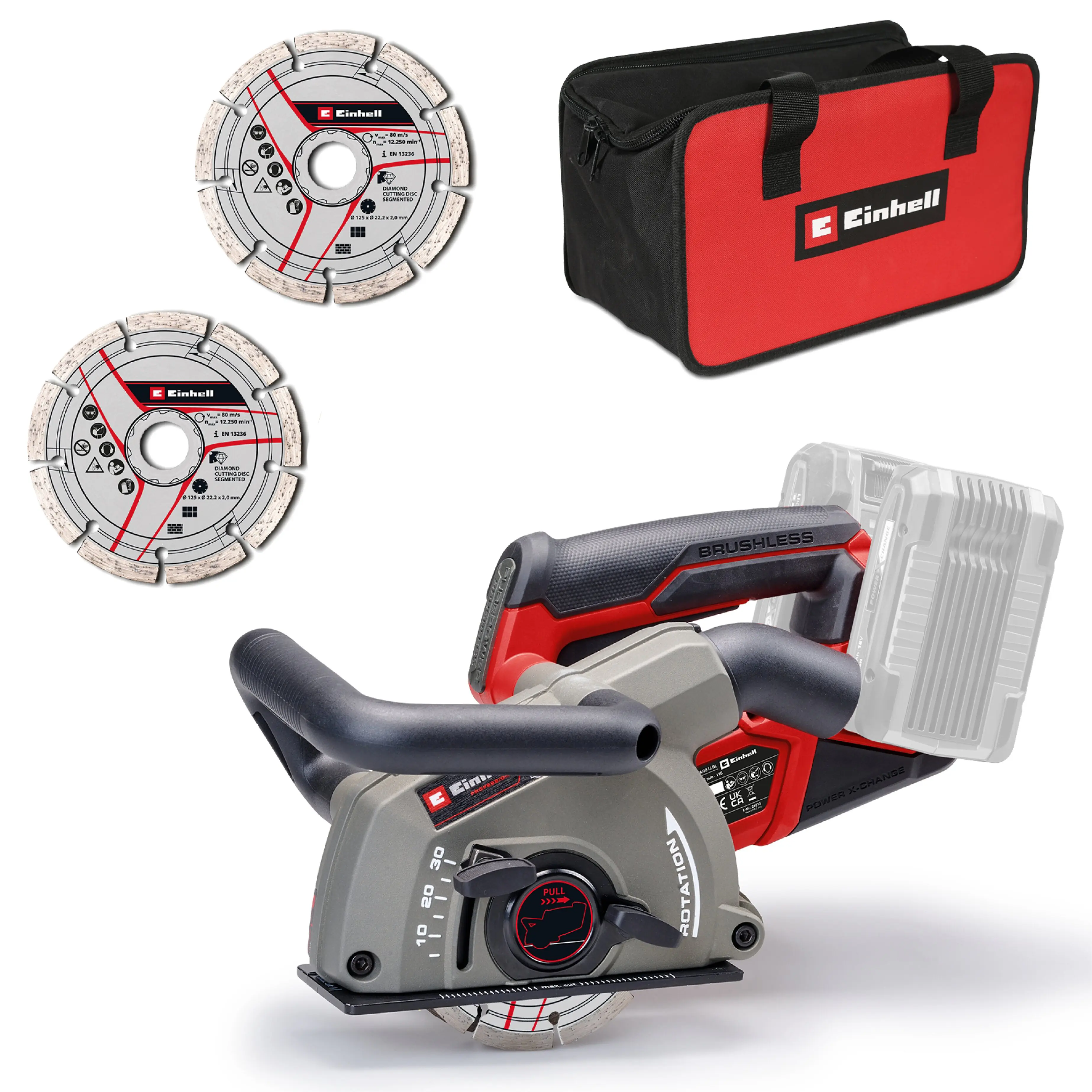 Einhell Professional Akku-Mauernutfräse TP-MA 36/30 Li BL Solo