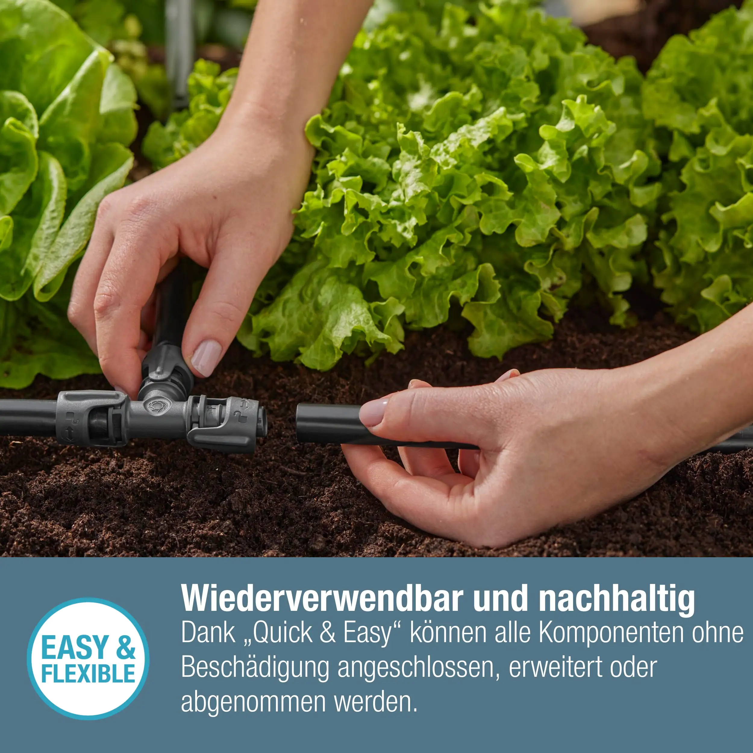 Gardena T-Stück, 13 mm (1/2")
