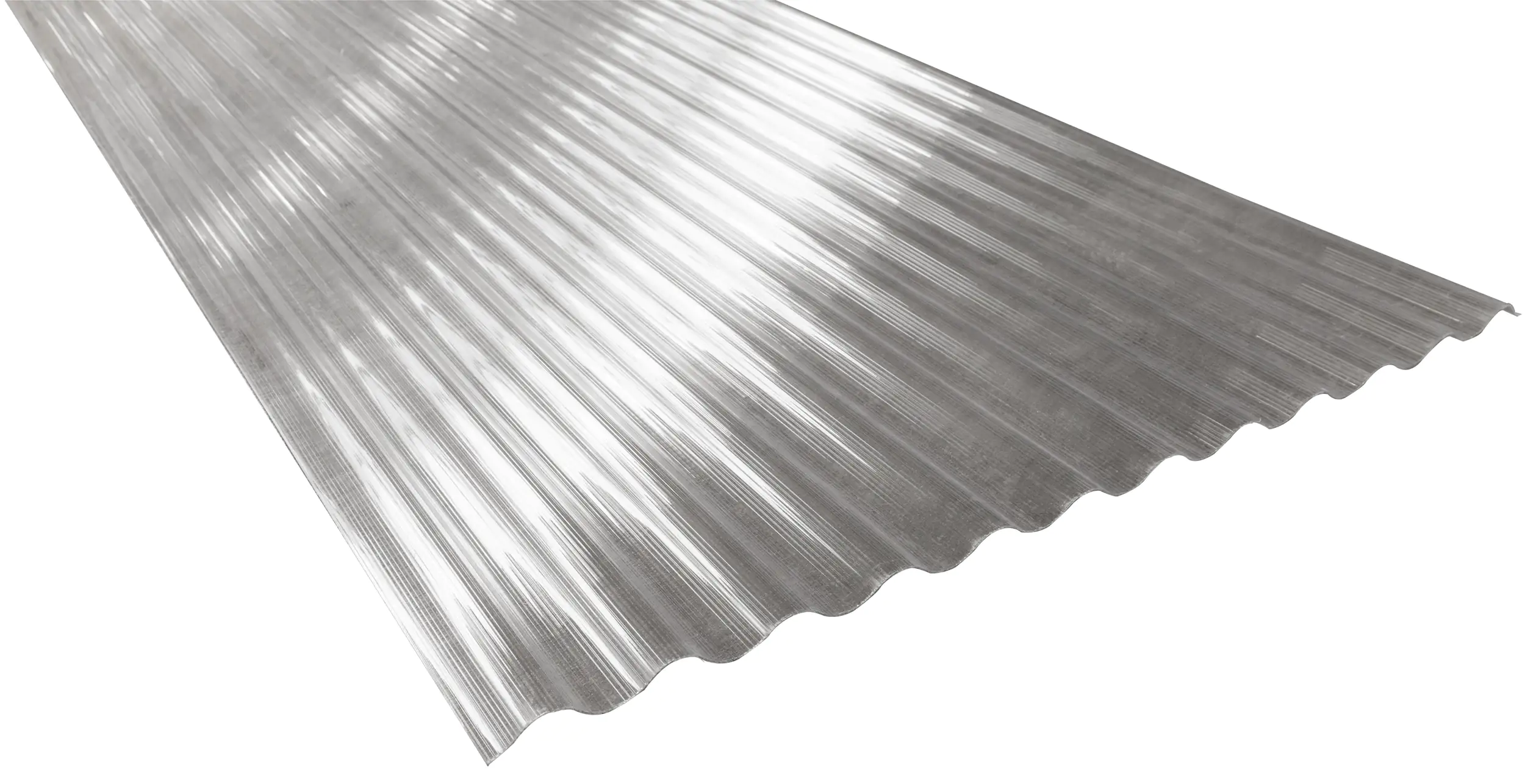 Gutta Polycarbonat-Wellplatte Sinus 76/18 200 x 90 cm 1,4 mm klar