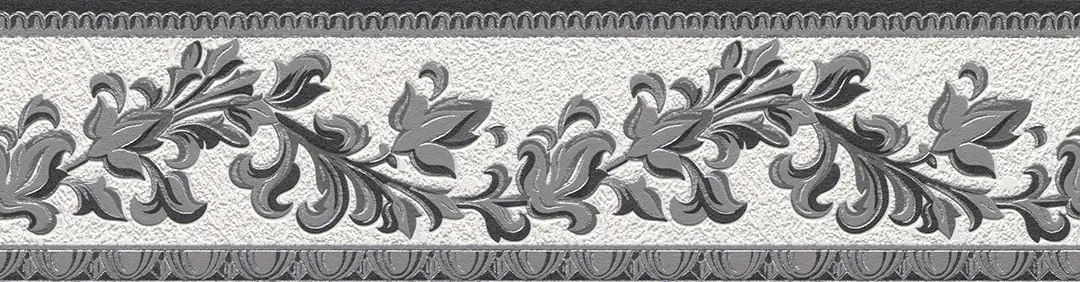 Rasch Vliesborte 577051 ornament grau 5 x 0,17 m