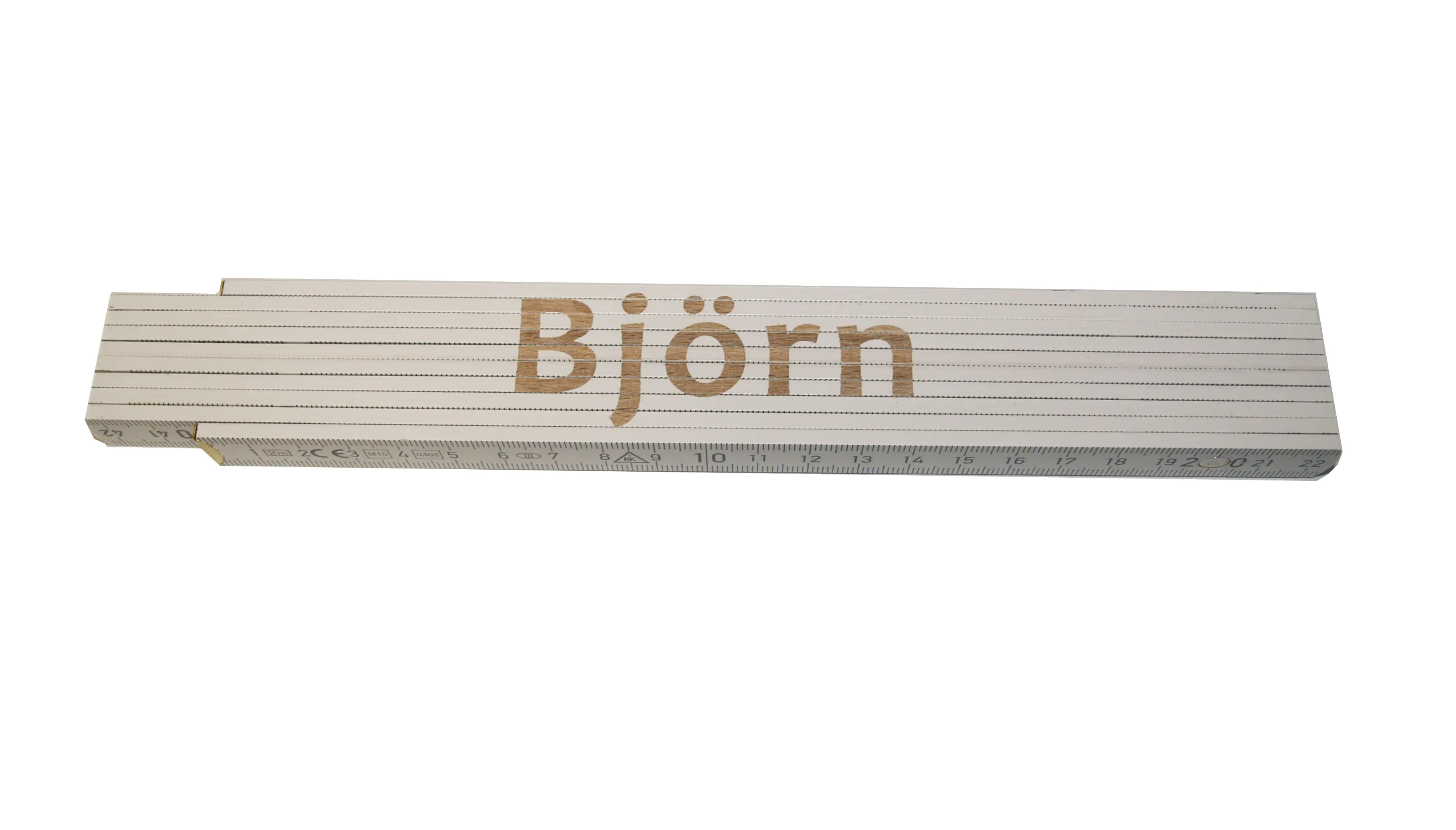 Zollstock Björn 2 m weiß