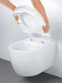 Grohe Wand WC spülrandlos Start Round Tiefspüler alpinweiß inkl. WC-Sitz