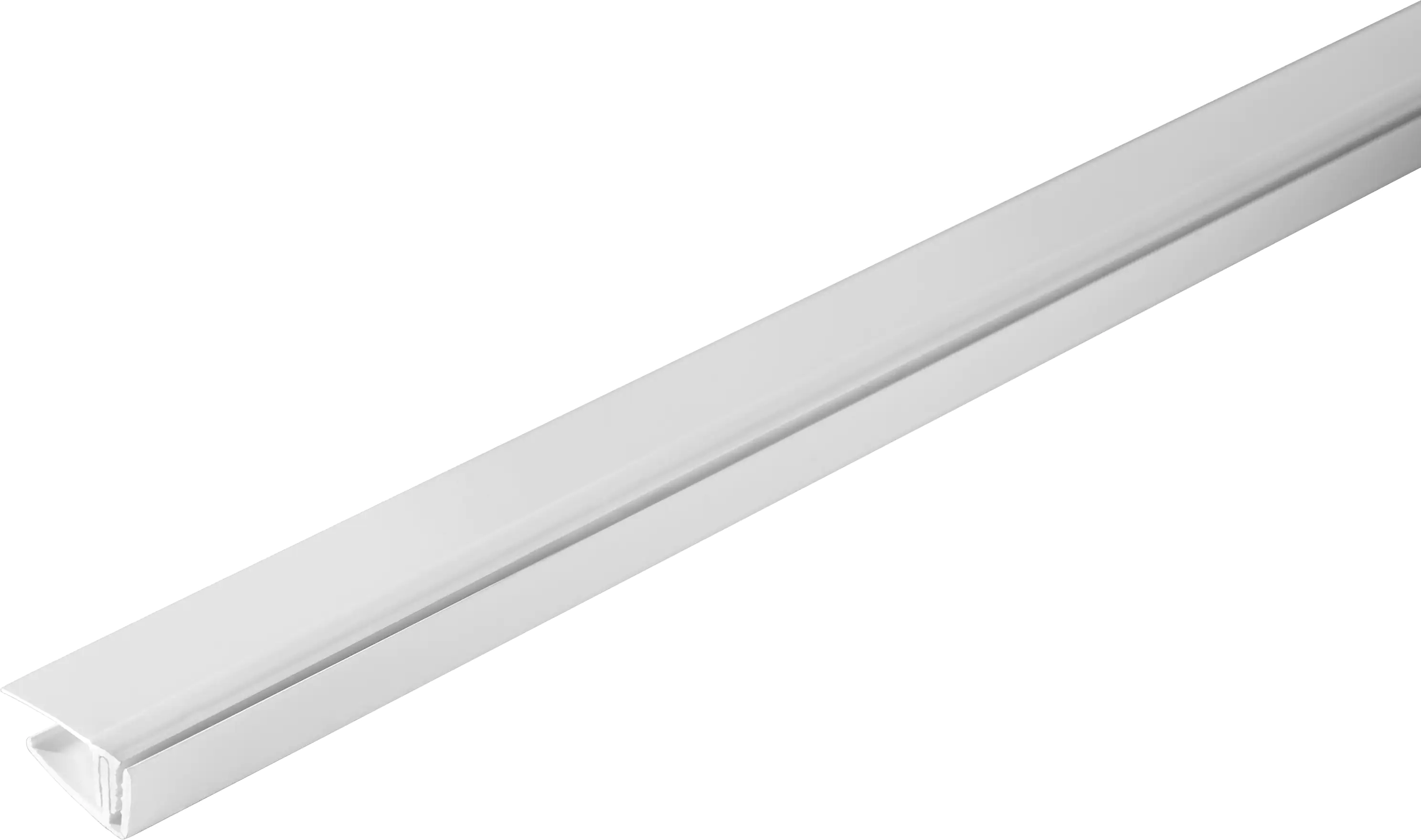Kunststoff Abschlussprofil weiß klippbar 260 cm