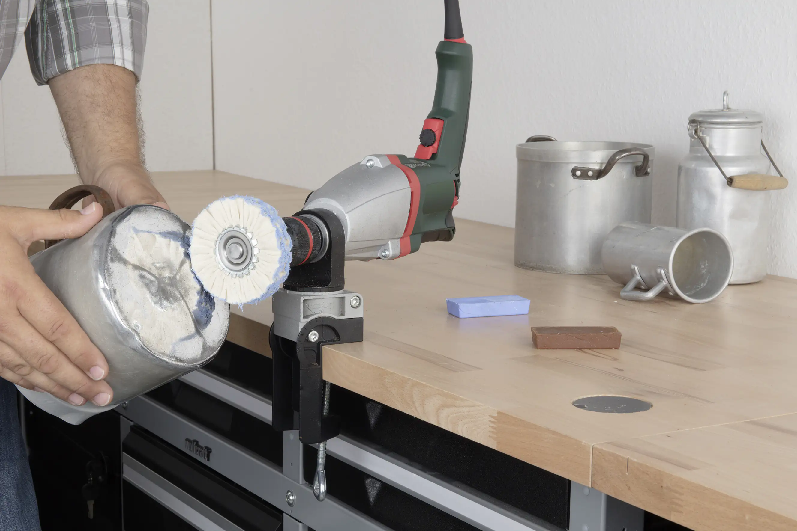 Wolfcraft Polier-Set Profi 2-teilig
