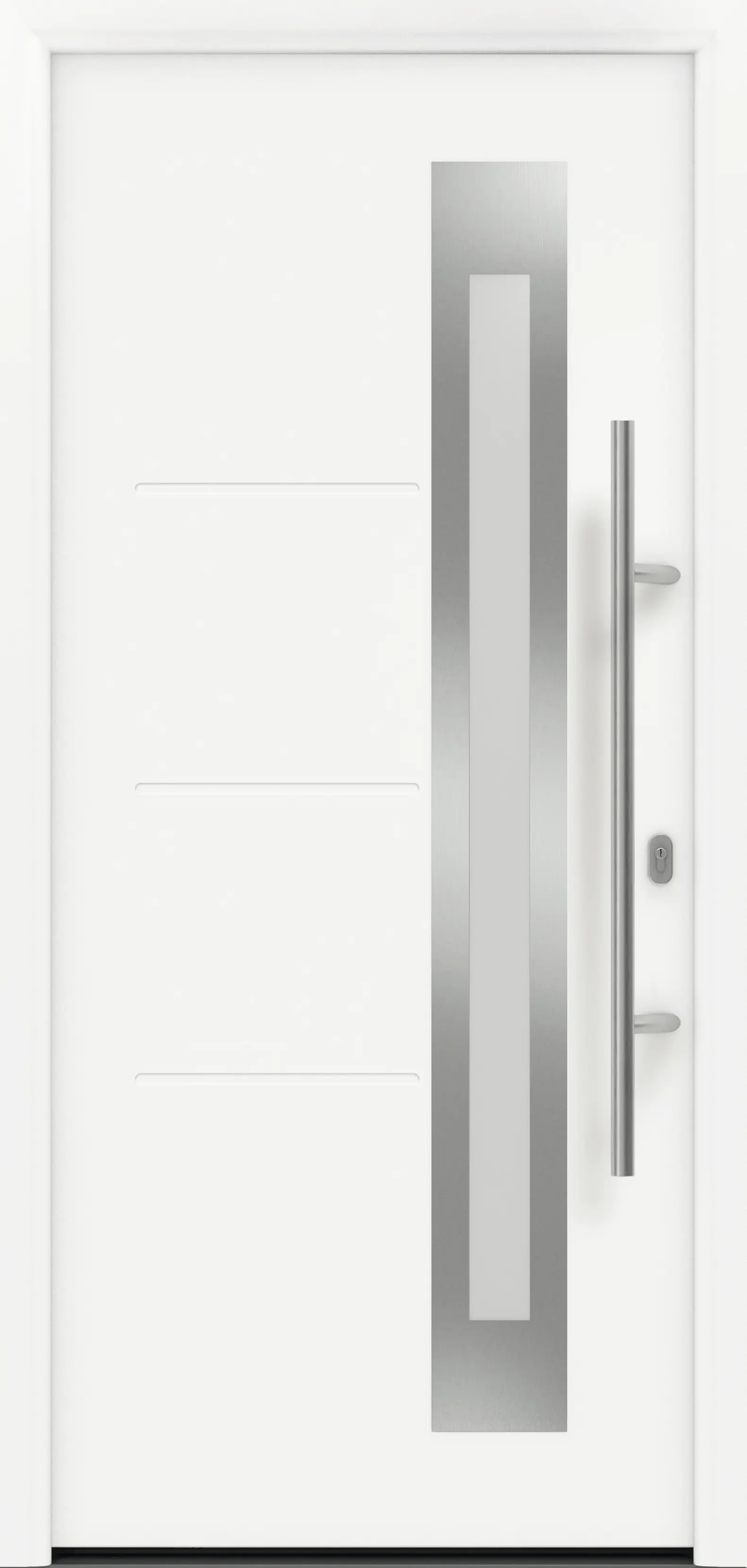 EcoStar Haustür ISOPRO Secur IPS 780S RC2 verkehrsweiß 110 x 210 cm