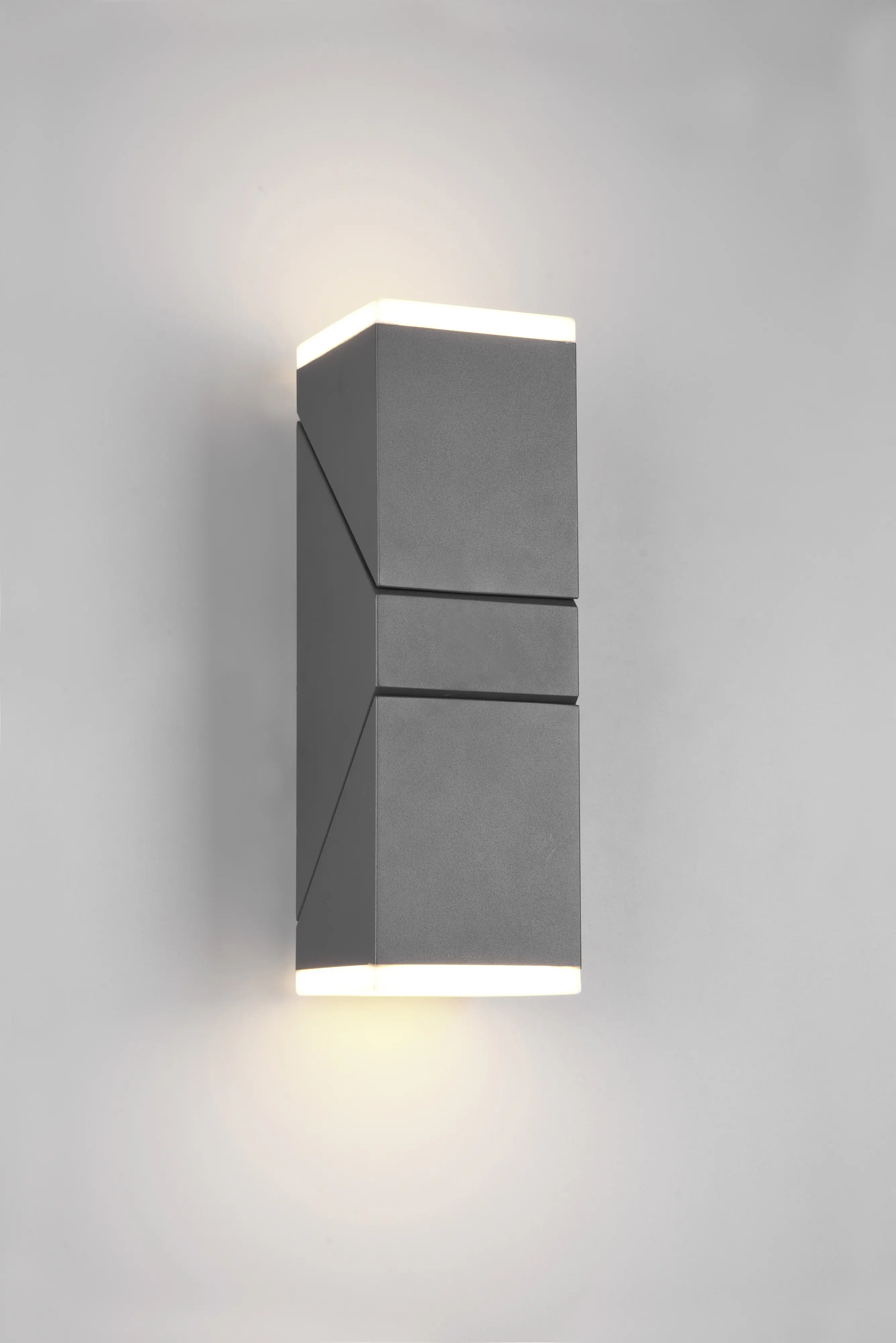 Trio LED Wandleuchte Avon innen/außen anthrazit schwenkbar 14W warmweiß