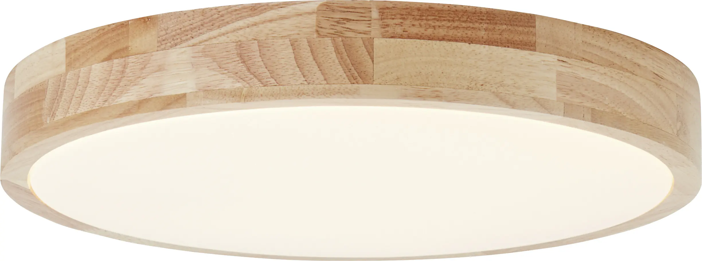 Brilliant LED Deckenleuchte Slimline holz weiß 39 x 8 cm 22 W 