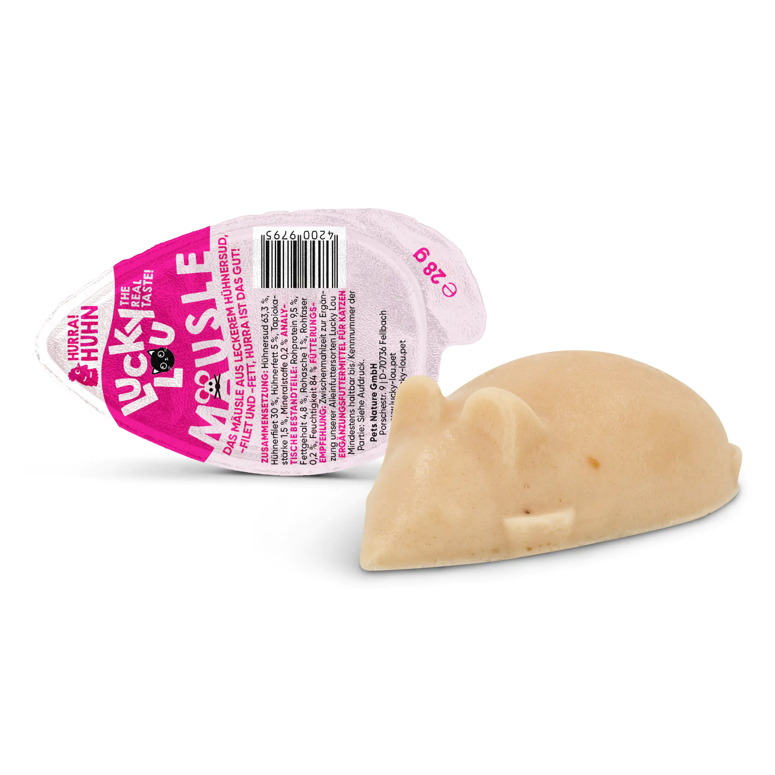 Lucky Lou Katzensnack Mäusle Huhn 28 g