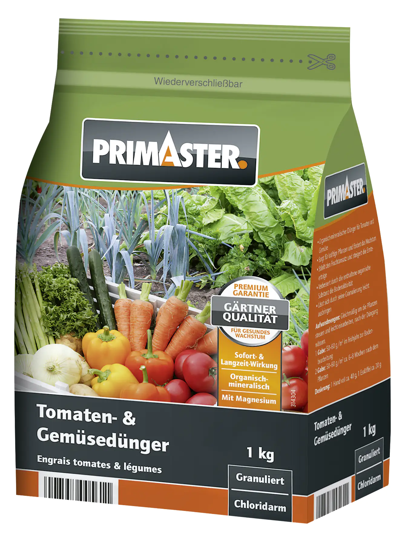 Primaster Gartendünger Tomate und Gemüse 1 kg