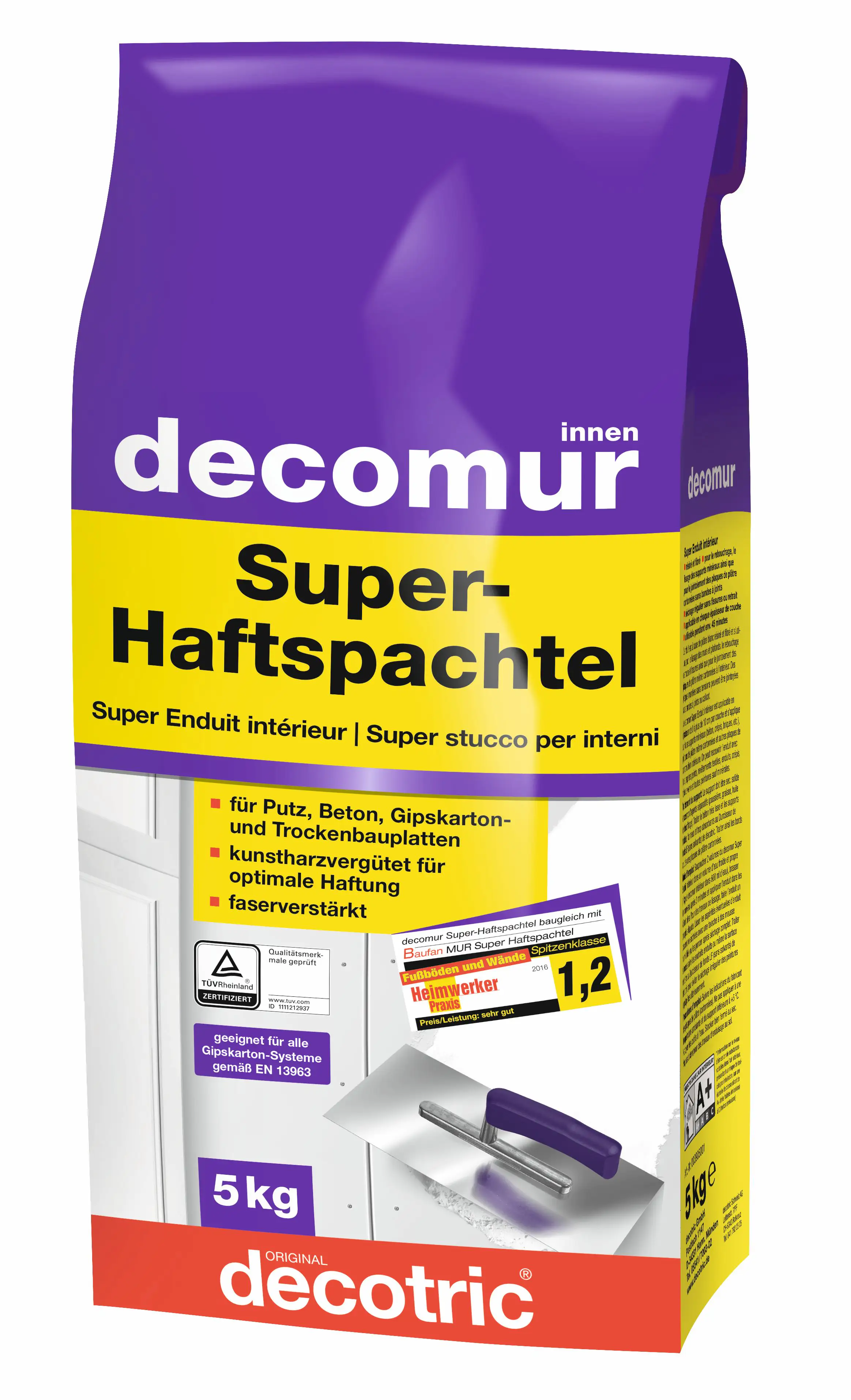 Decotric Decomur Super-Haftspachtel 5 kg