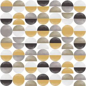 Braun & Company Servietten Motiv Soft Circles gold 33 x 33 cm - 20er Pack
