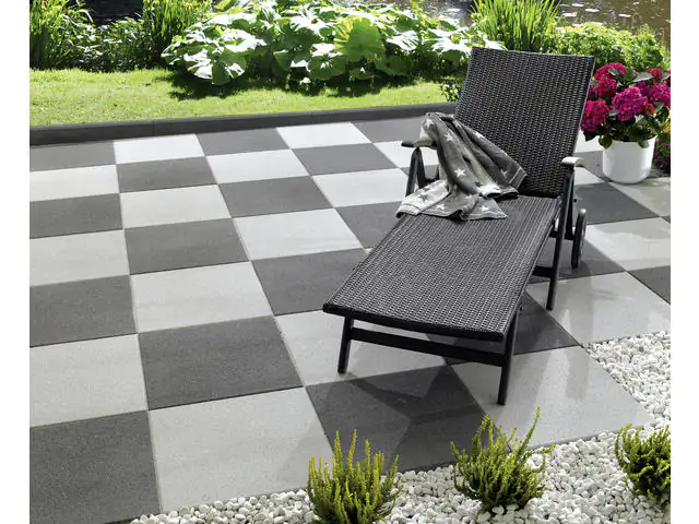 Kann Terrassenplatte Almelo 50 x 50 x 5 cm anthrazit