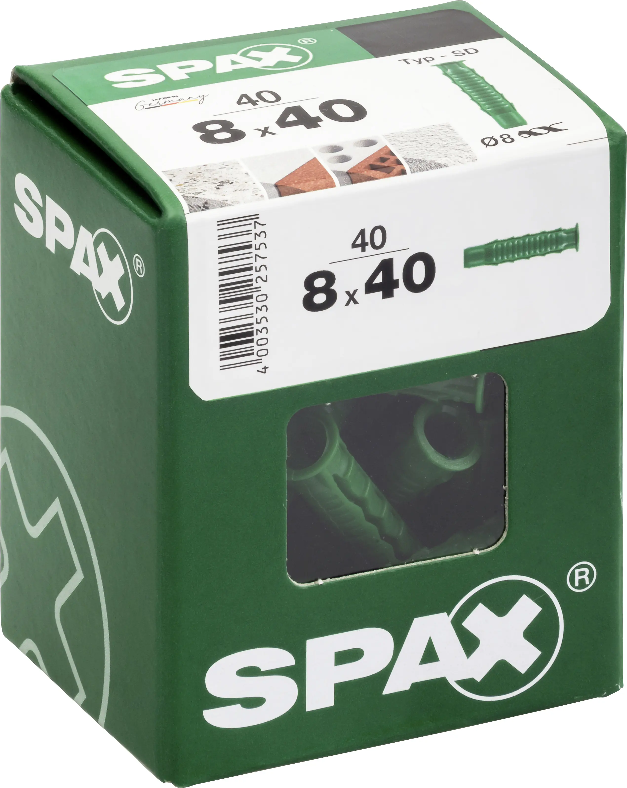 Spax Spreizdübel 8.0 x 40 mm - 40 Stück