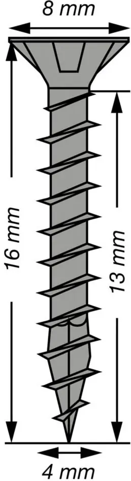 Spax Universalschrauben 4 x 16 mm T20 Vollgewinde - 100 Stk. 