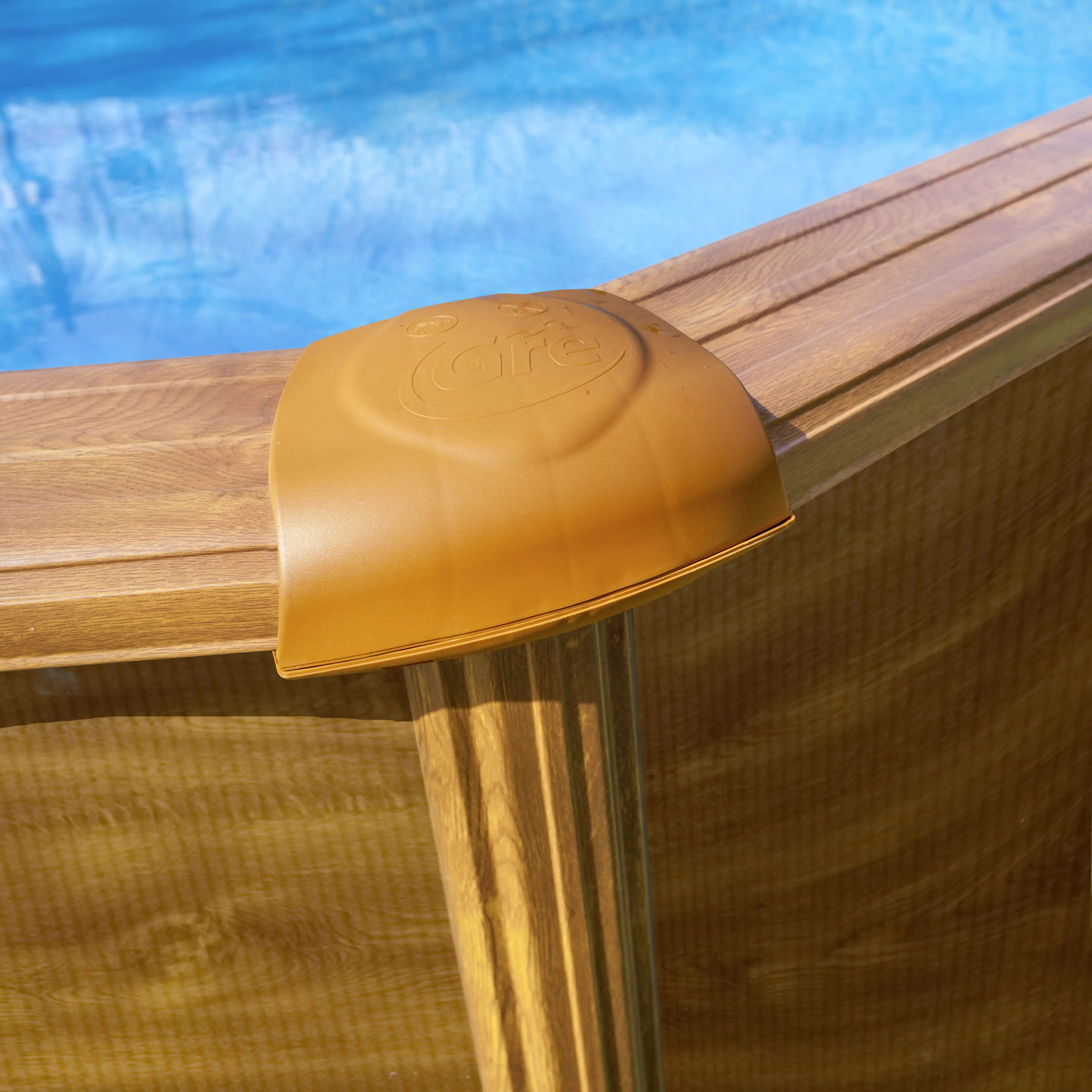 Gre Stahlwandpool Amazonia oval 730 x 375 x 132 cm Holzdekor