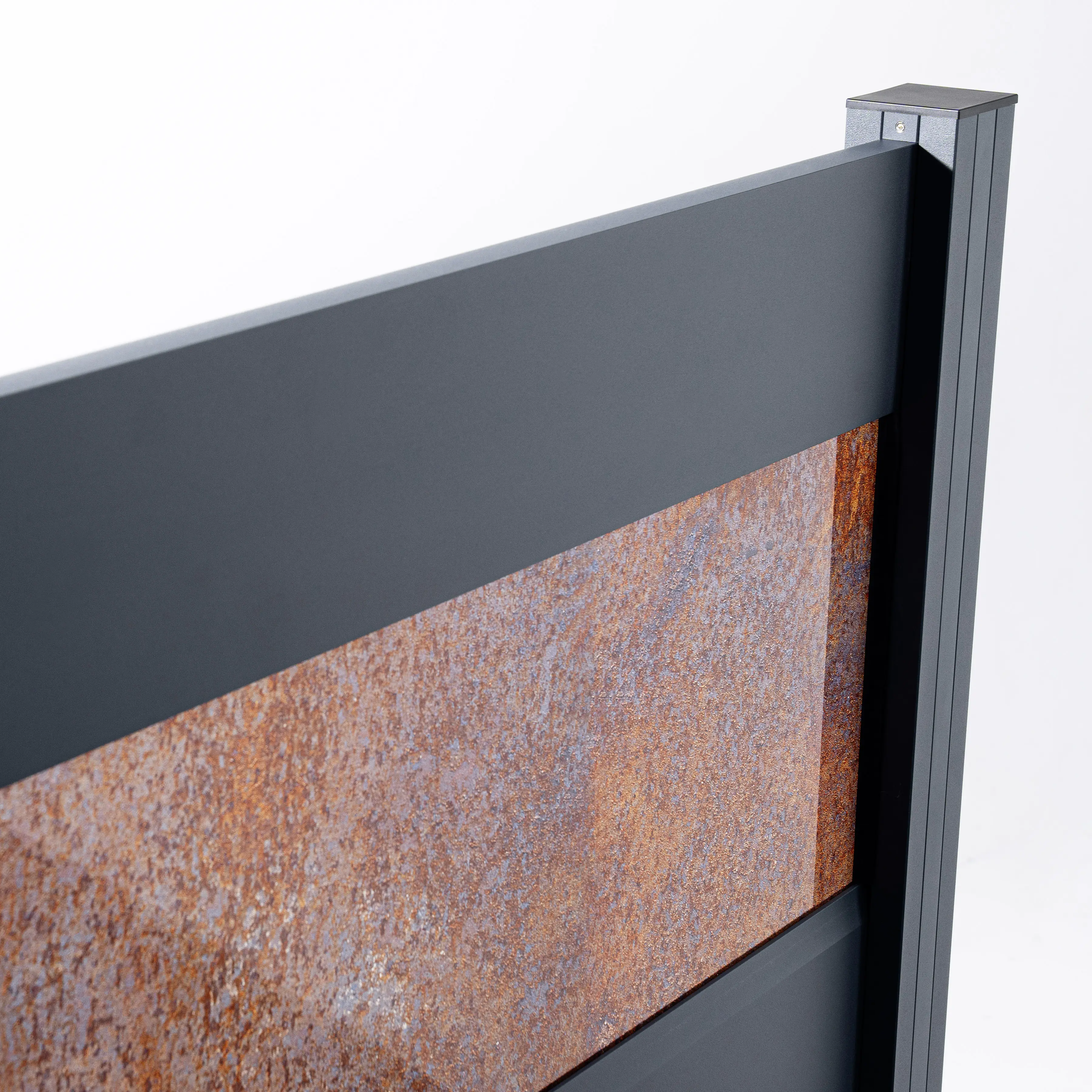 Ambiente Alu-Zaun Grundset Paneel 150 anthrazit 187 x 184,2 cm  