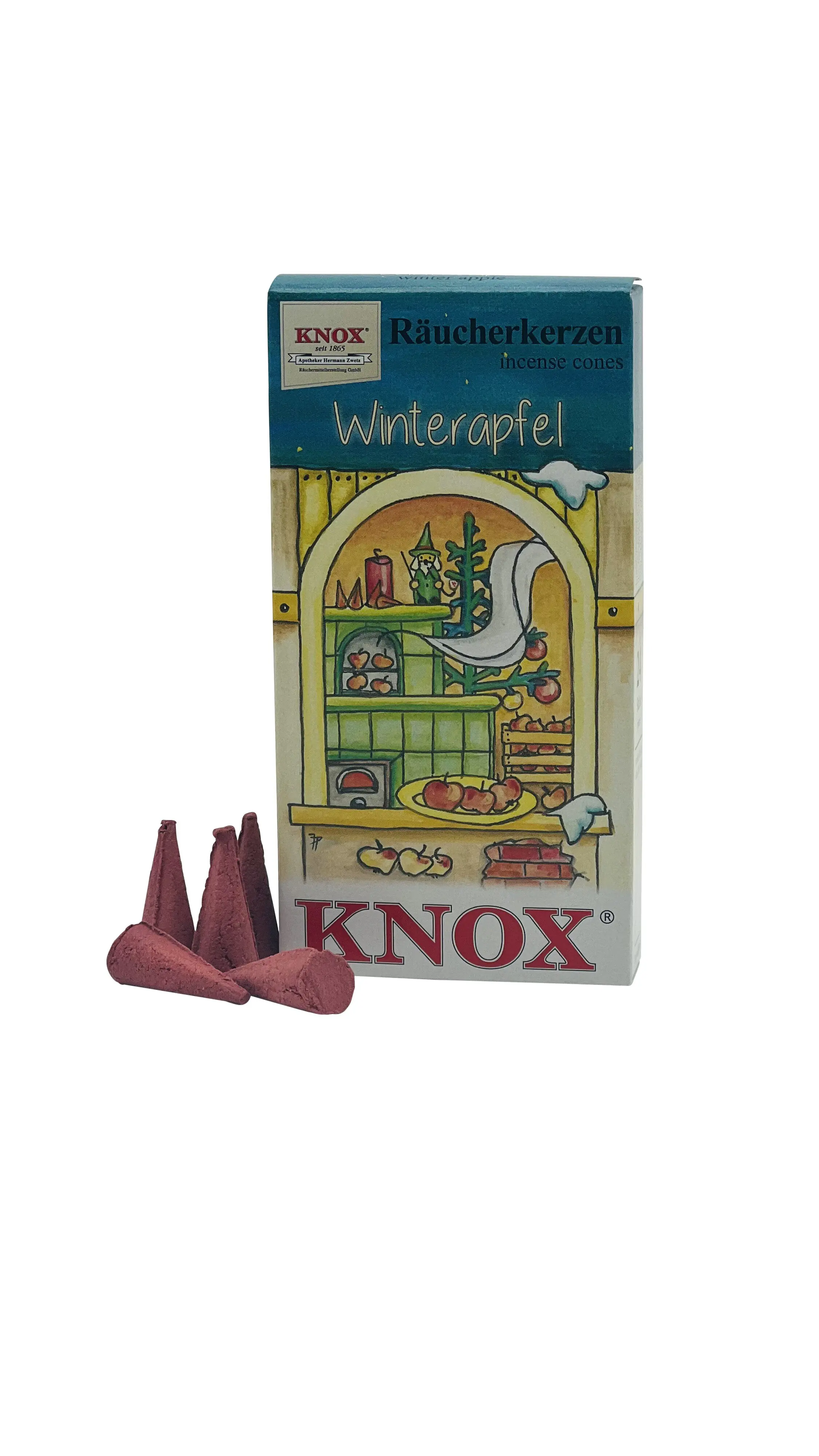 Knox Räucherkerzen Weihnachtsbäckerei Winterapfel - 24 Stück