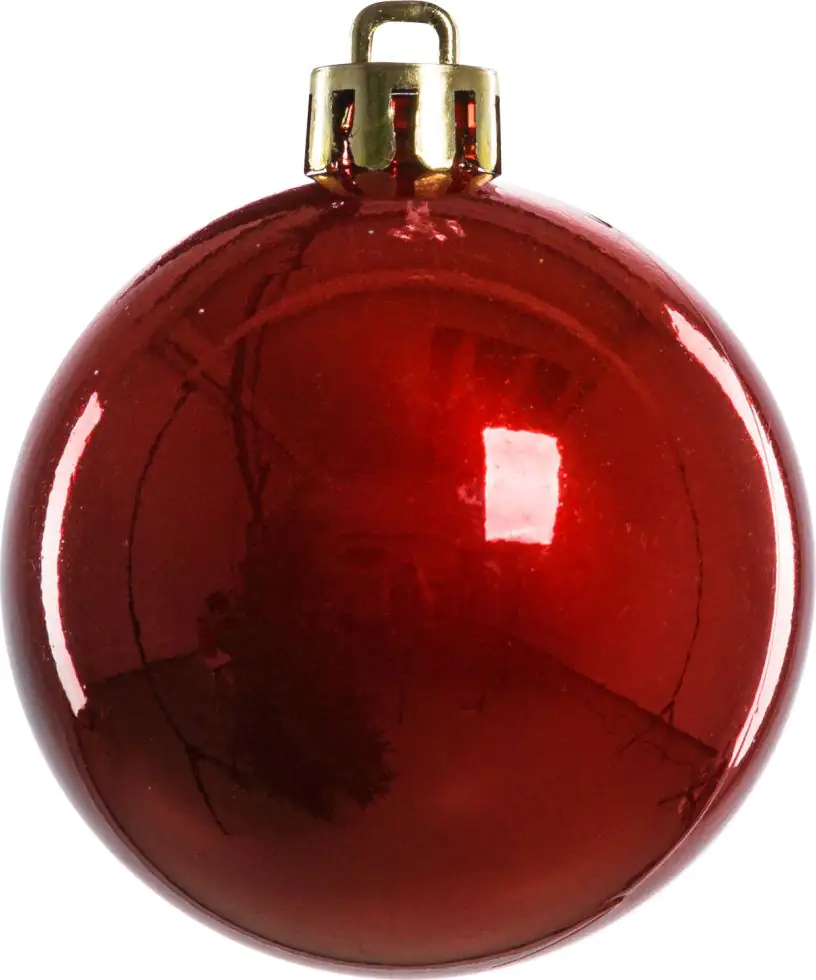 TrendLine Weihnachtskugeln bruchfest, langlebig Ø 6, 8 10 cm rot 26 Stück
