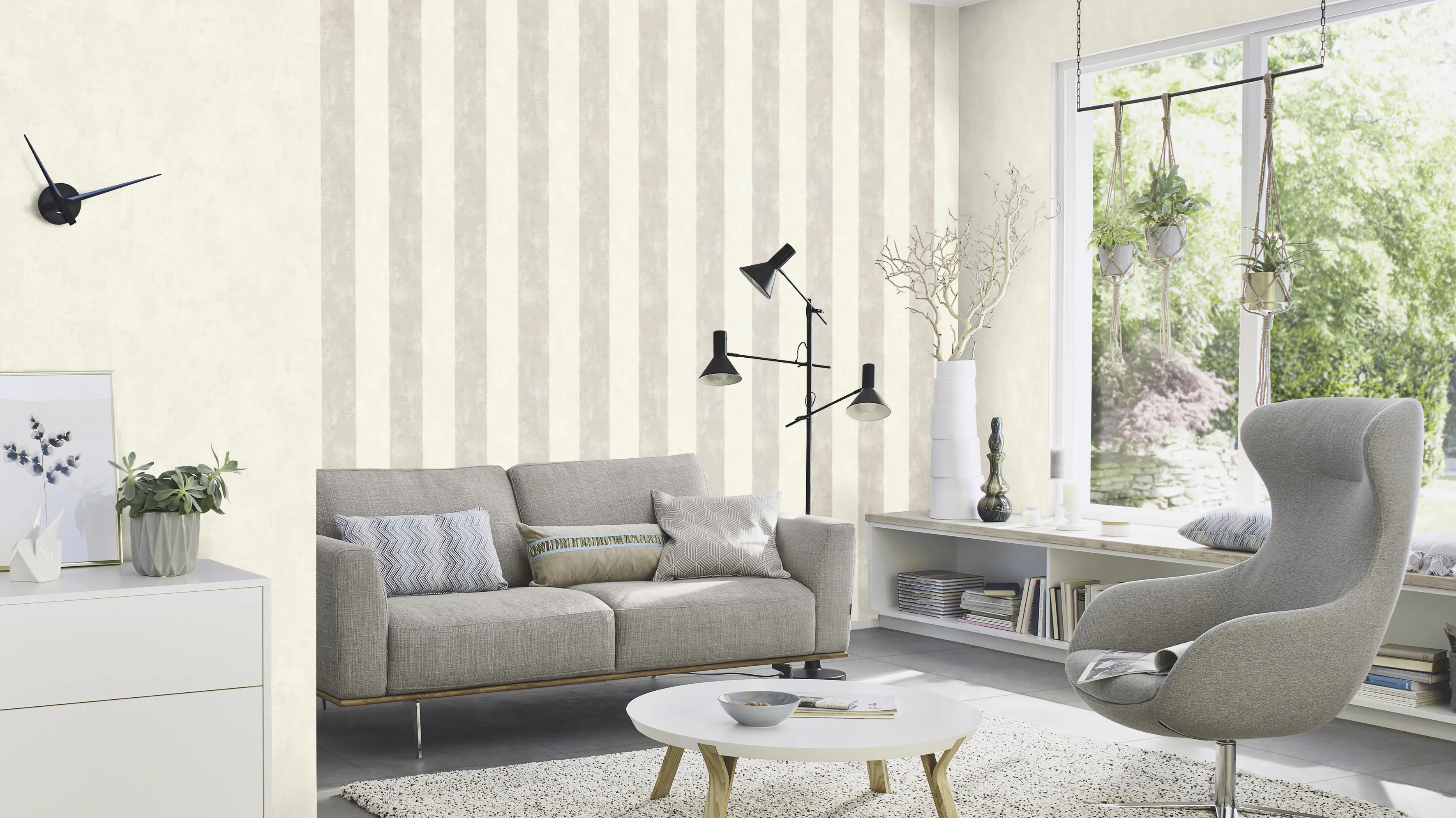 Rasch Vliestapete 609028 Lucera uni beige 10,05 x 0,53 m