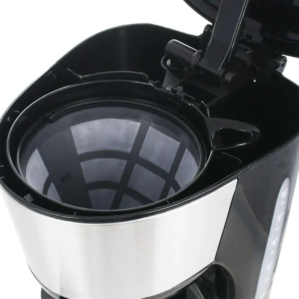 Emerio Kaffeemaschine CME-122933, 1,25 Fassungsvermögen, Edelstahl
