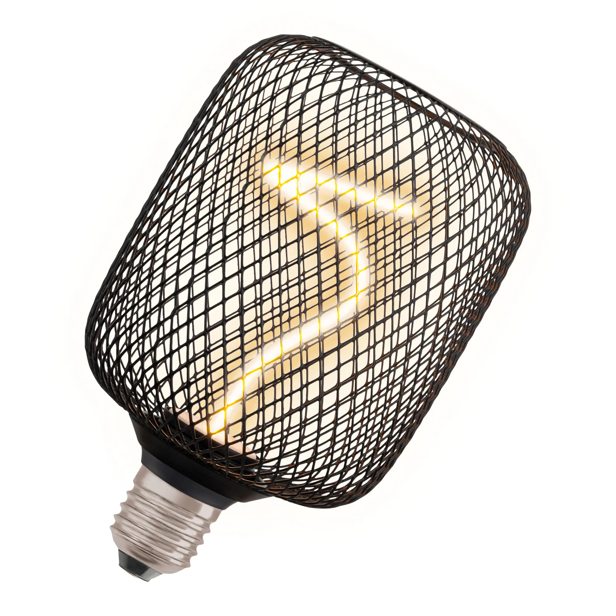 Osram LED Dekoleuchtmittel E27 Square schwarz 3,5W dimmbar warmweiß