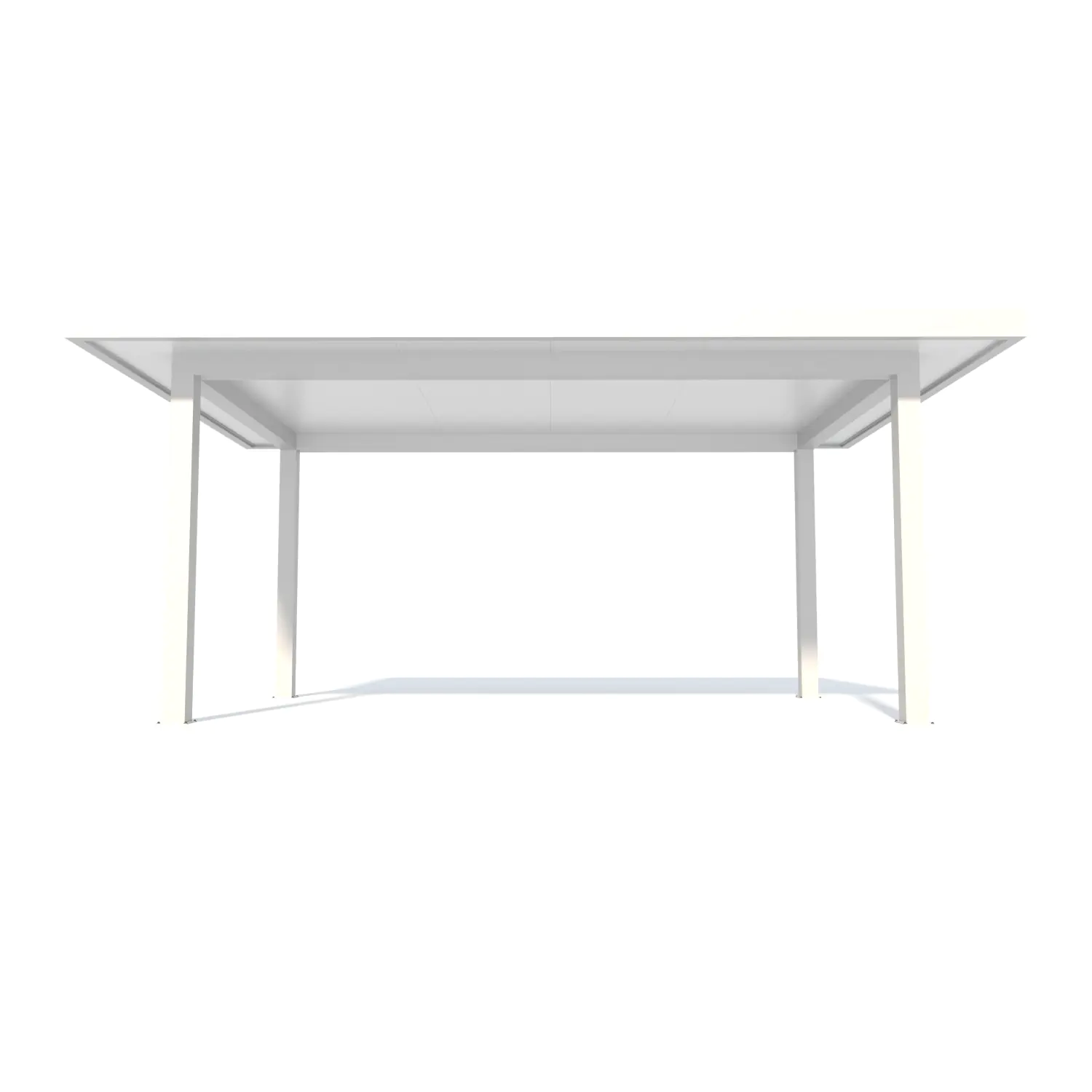 Carport Style 500 x 600 cm weiß