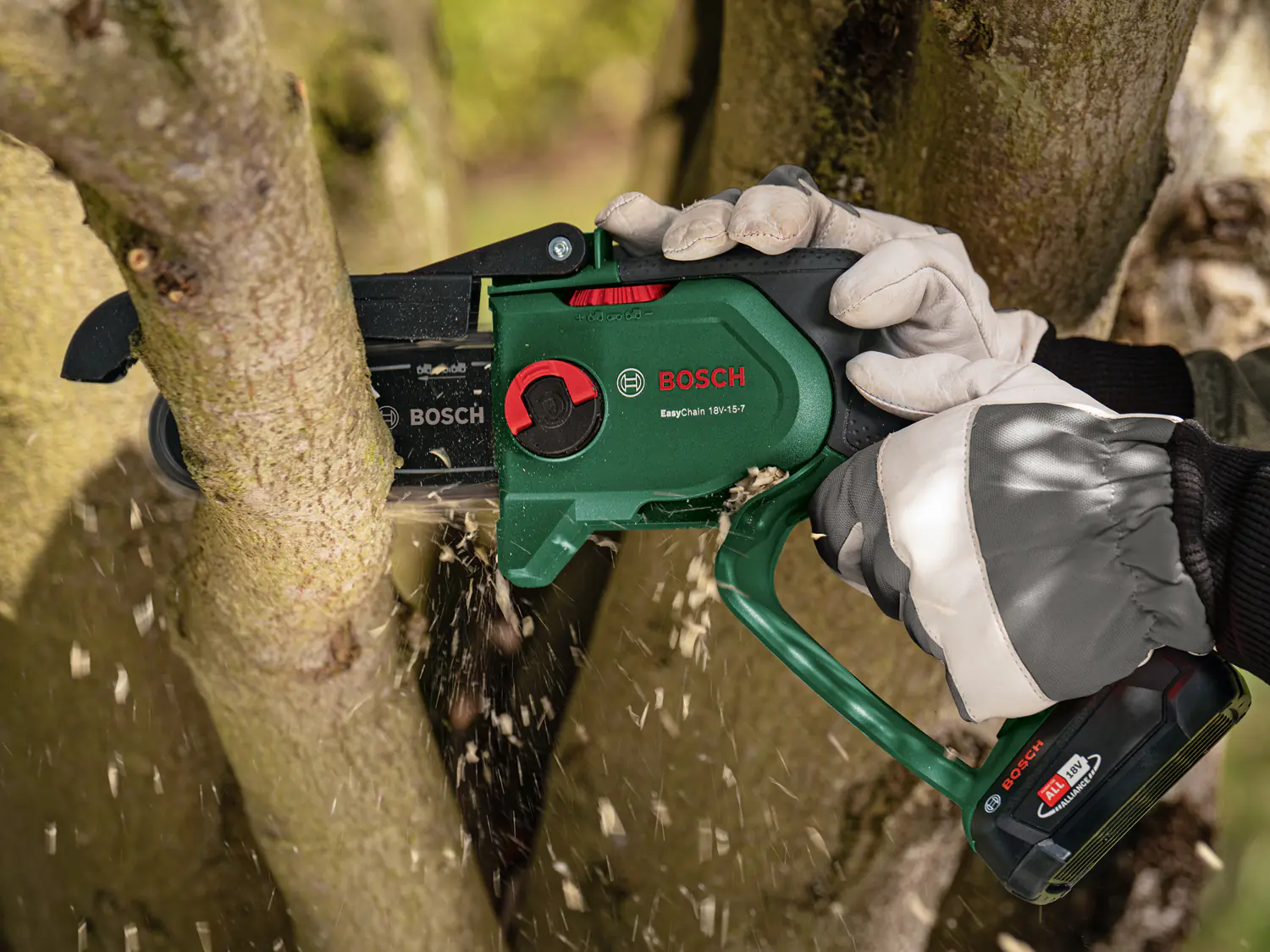Bosch Akku-Kettensäge EasyChain 18V Solo