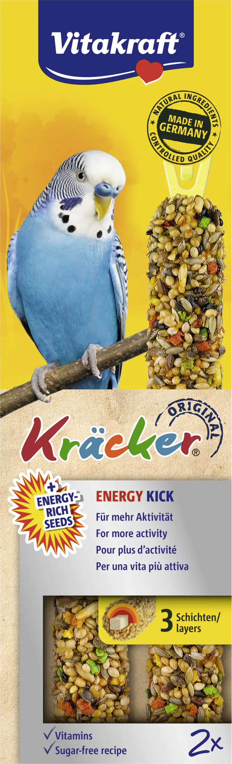 Vitakraft Kräcker® Energy Kick 2 Stück / 60 g
