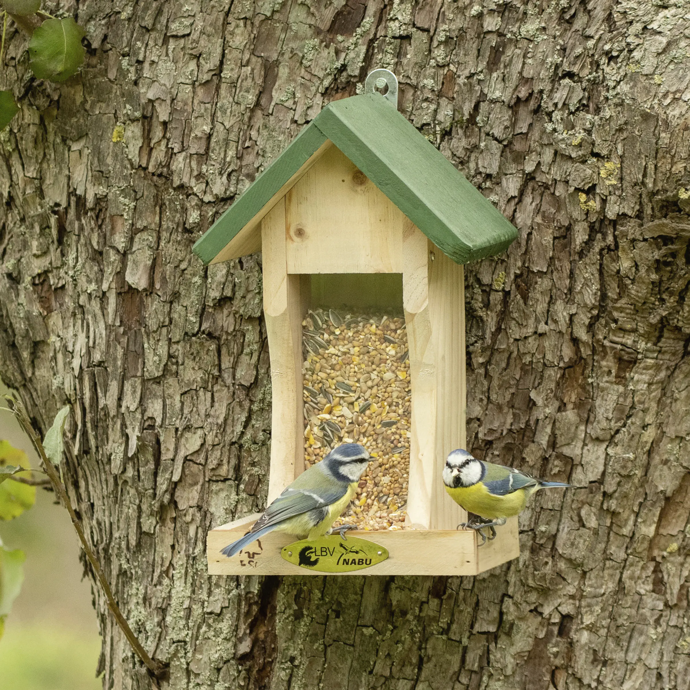 CJ Wildlife Wandfutterhaus Tennessee natur/grün 19,5 x 14 cm