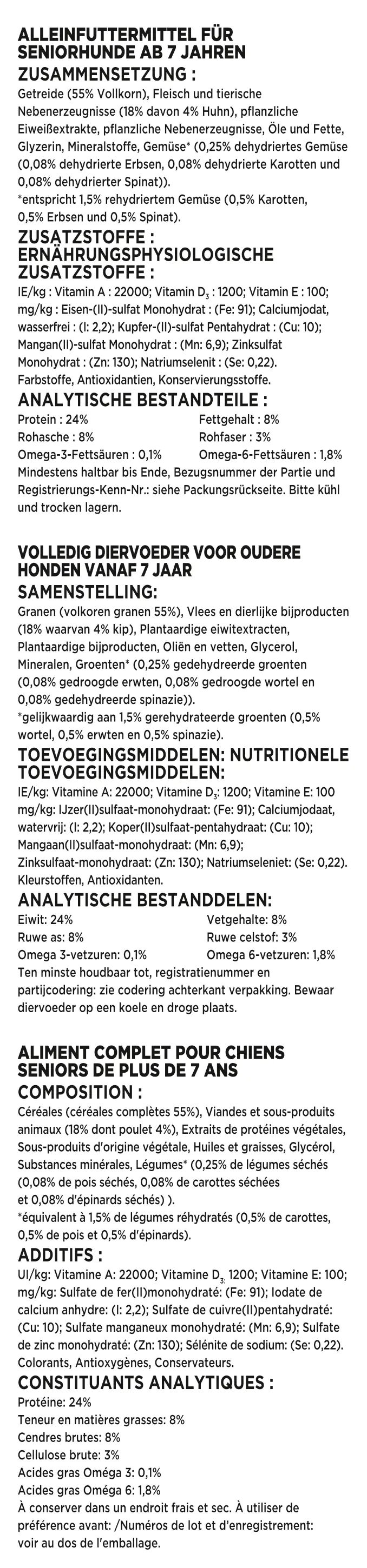 Purina Beneful Hundetrockenfutter Senior 12 kg Huhn & Gemüse 