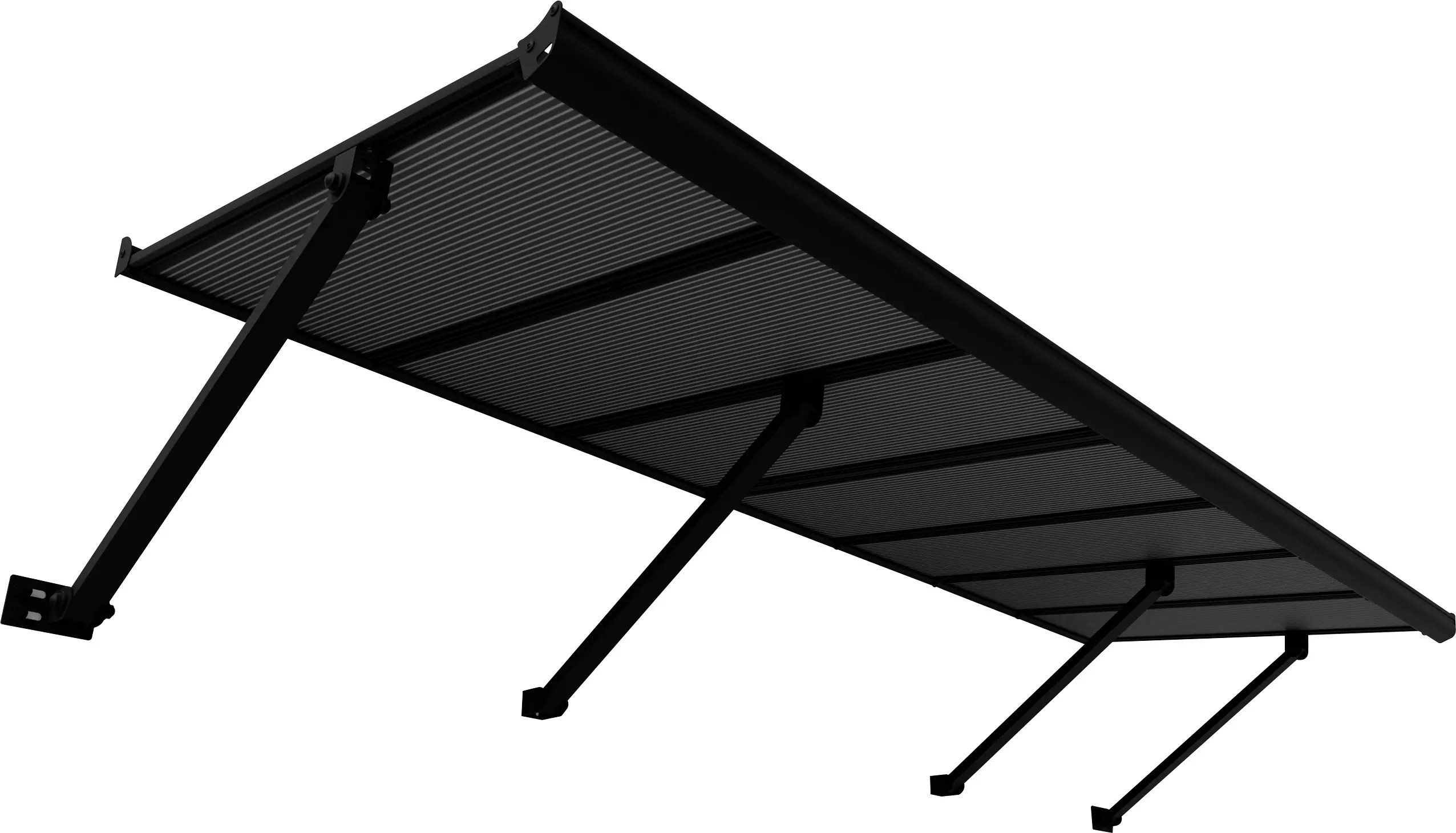 Canopia Vordach Augustine 258 x 90,5 cm grau 