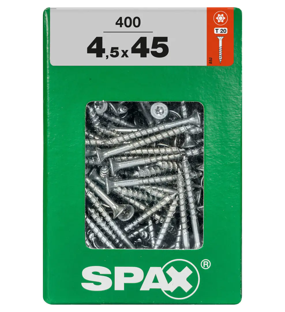 Spax Universalschrauben 4.5 x 45 mm TX 20 - 400 Stk.