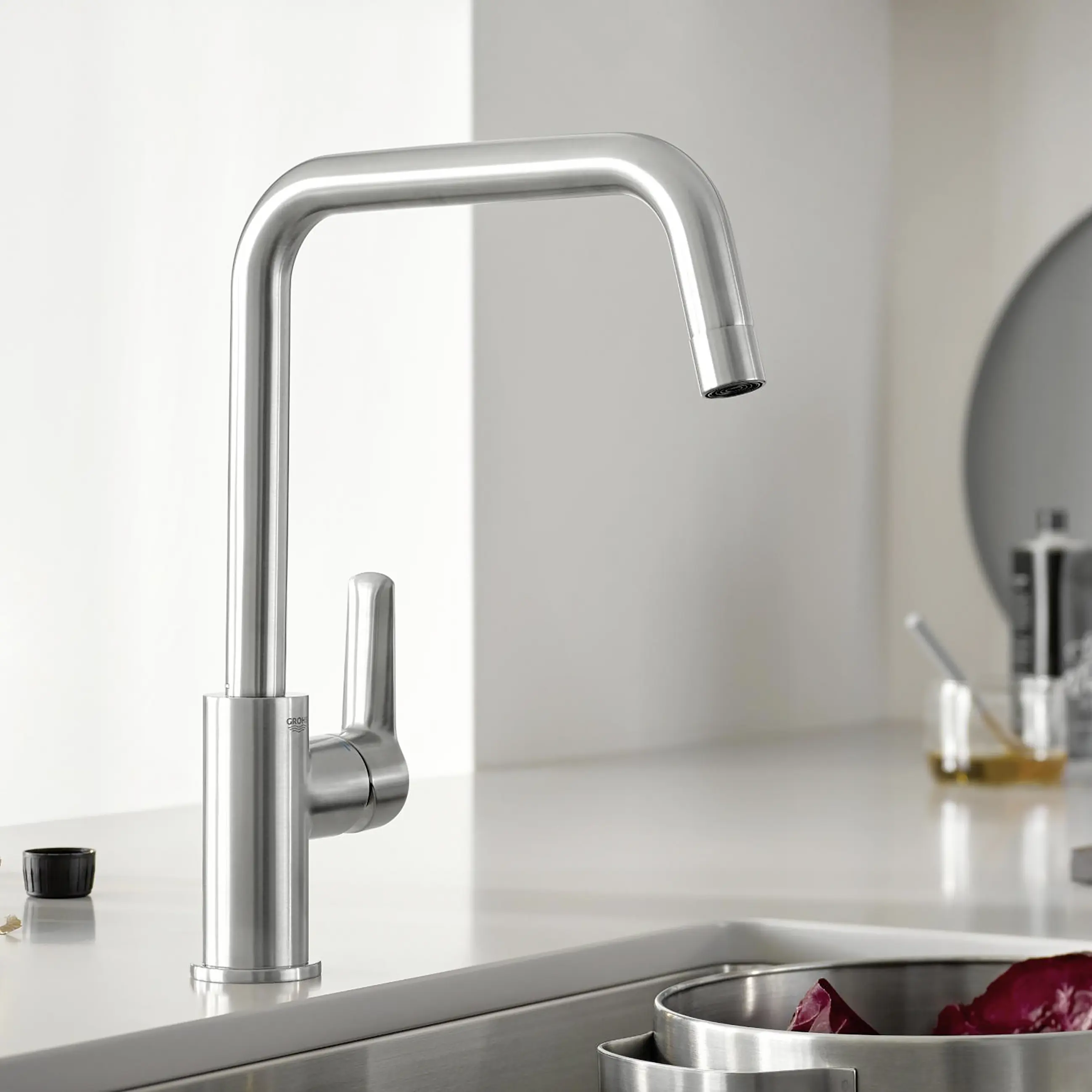 Grohe Quickfix Küchenarmatur Start supersteel