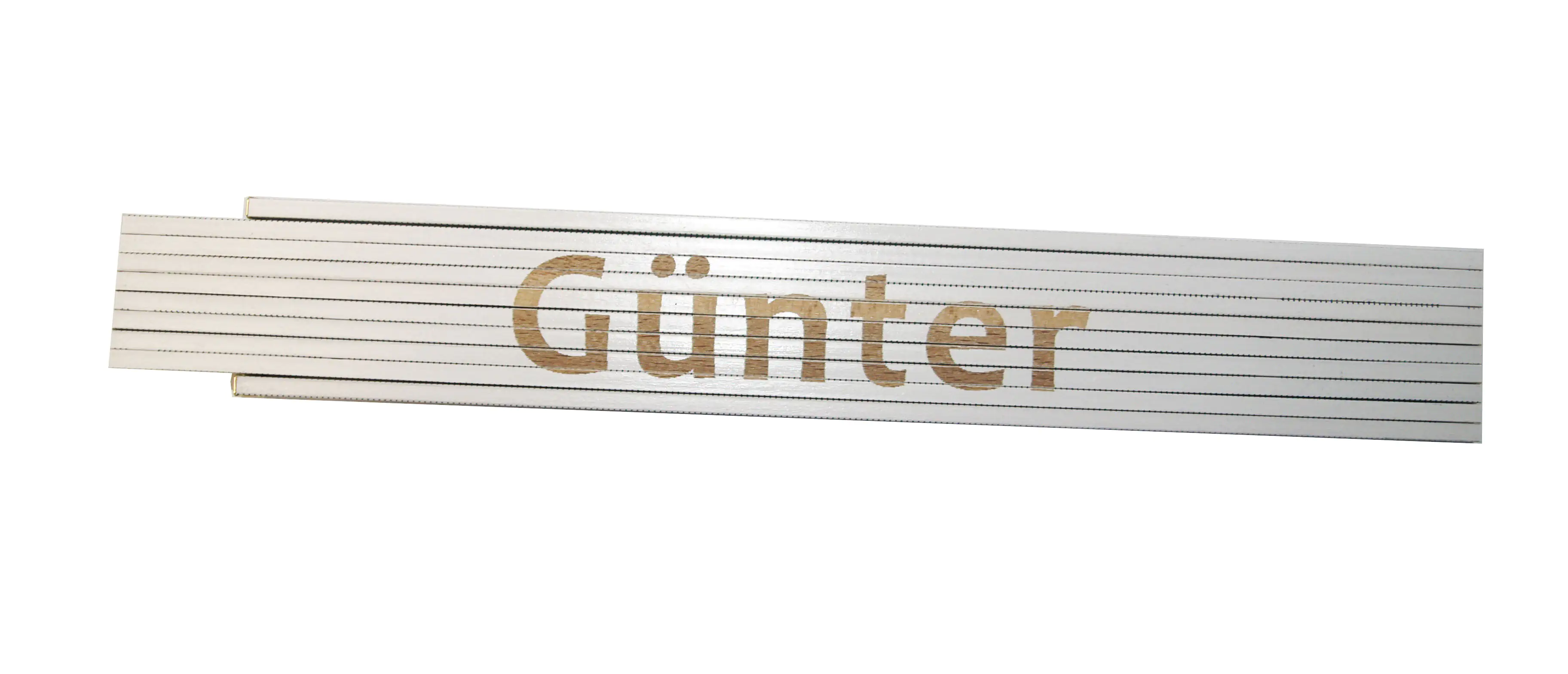 Zollstock Günter 2 m weiß